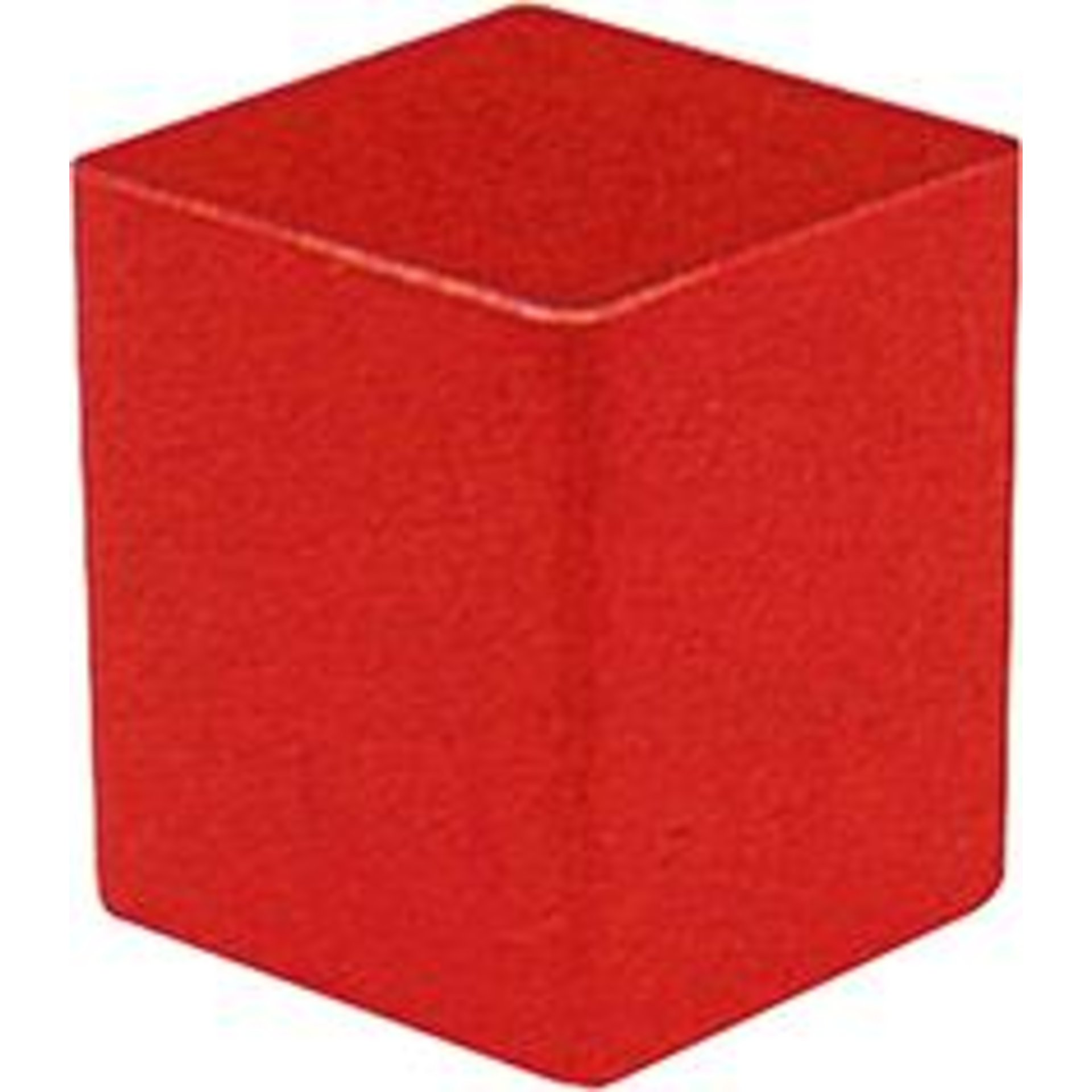 Kunststoffeinsatz 54x 54x 63mm rot (H)
