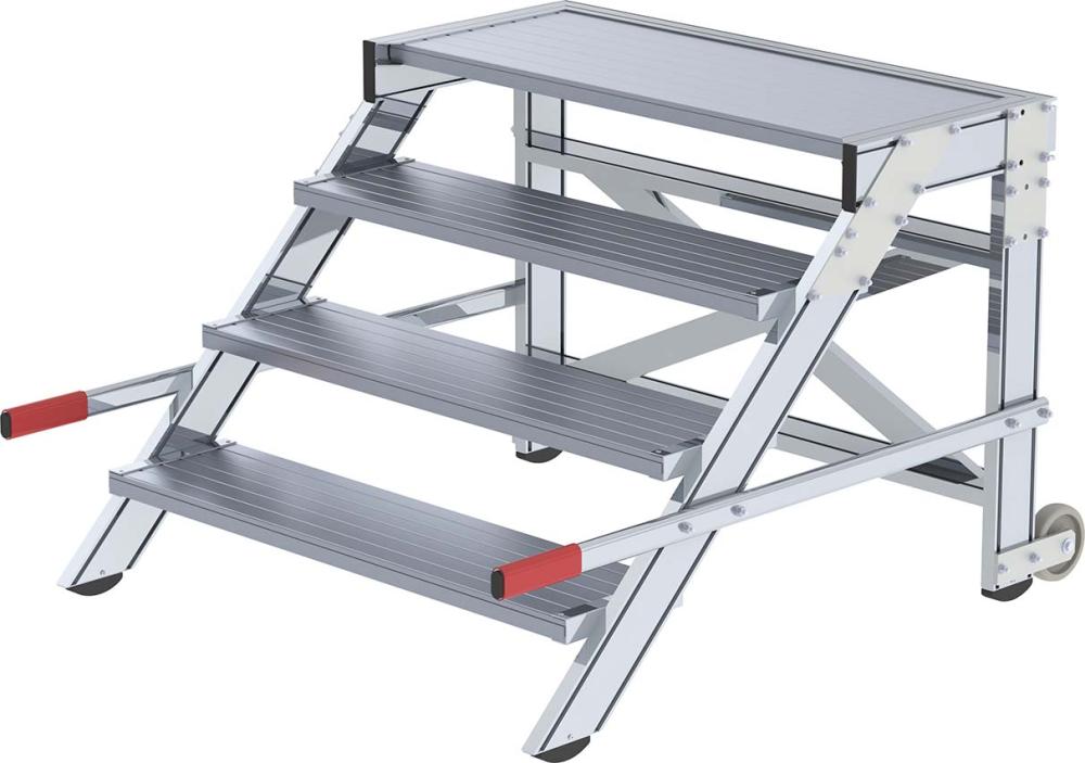 LM-Arbeitspodest fahrbar 4 Stufen, Stuf.be. 1000mm