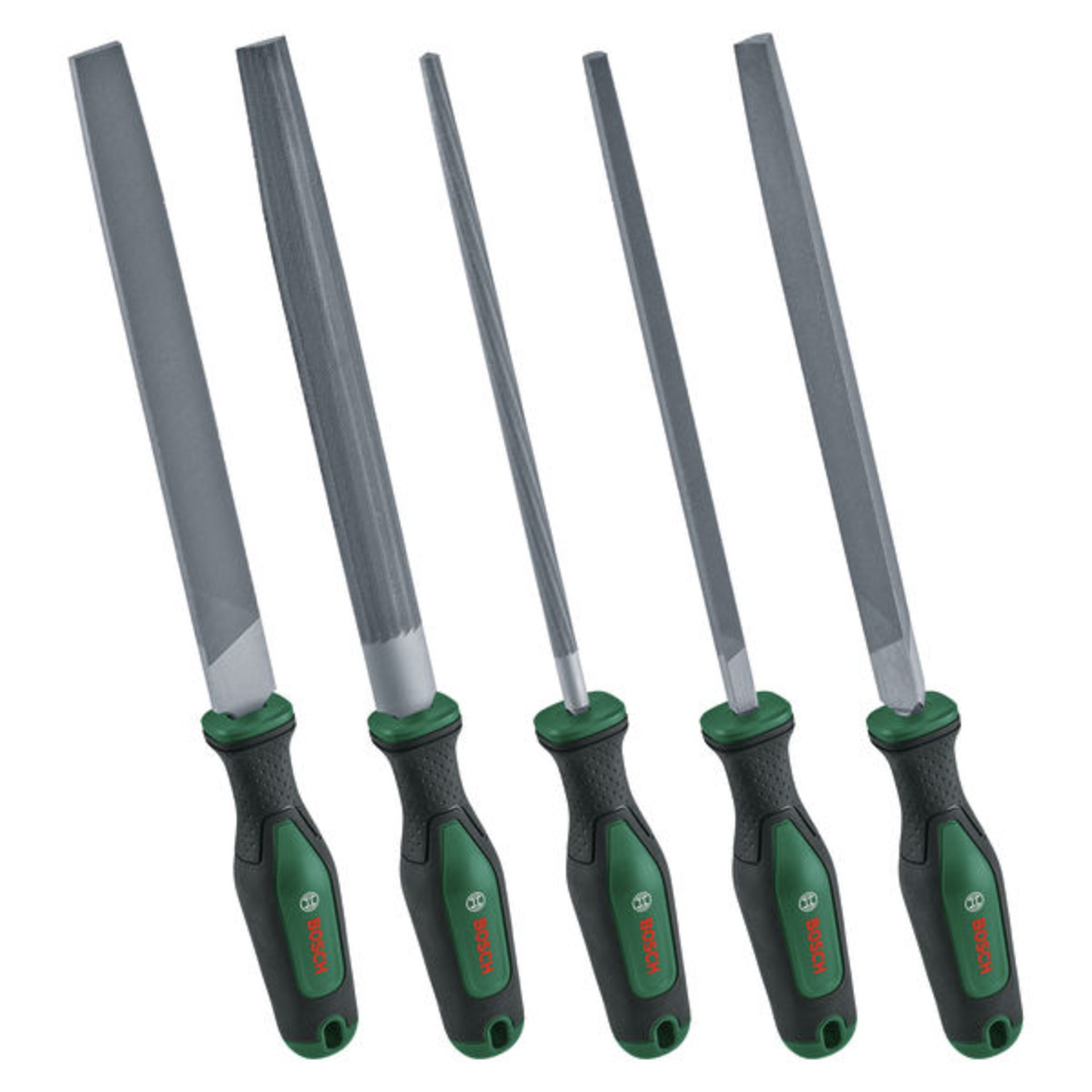 Handwerkzeuge Feilen-Set 200 mm, 5-tlg.