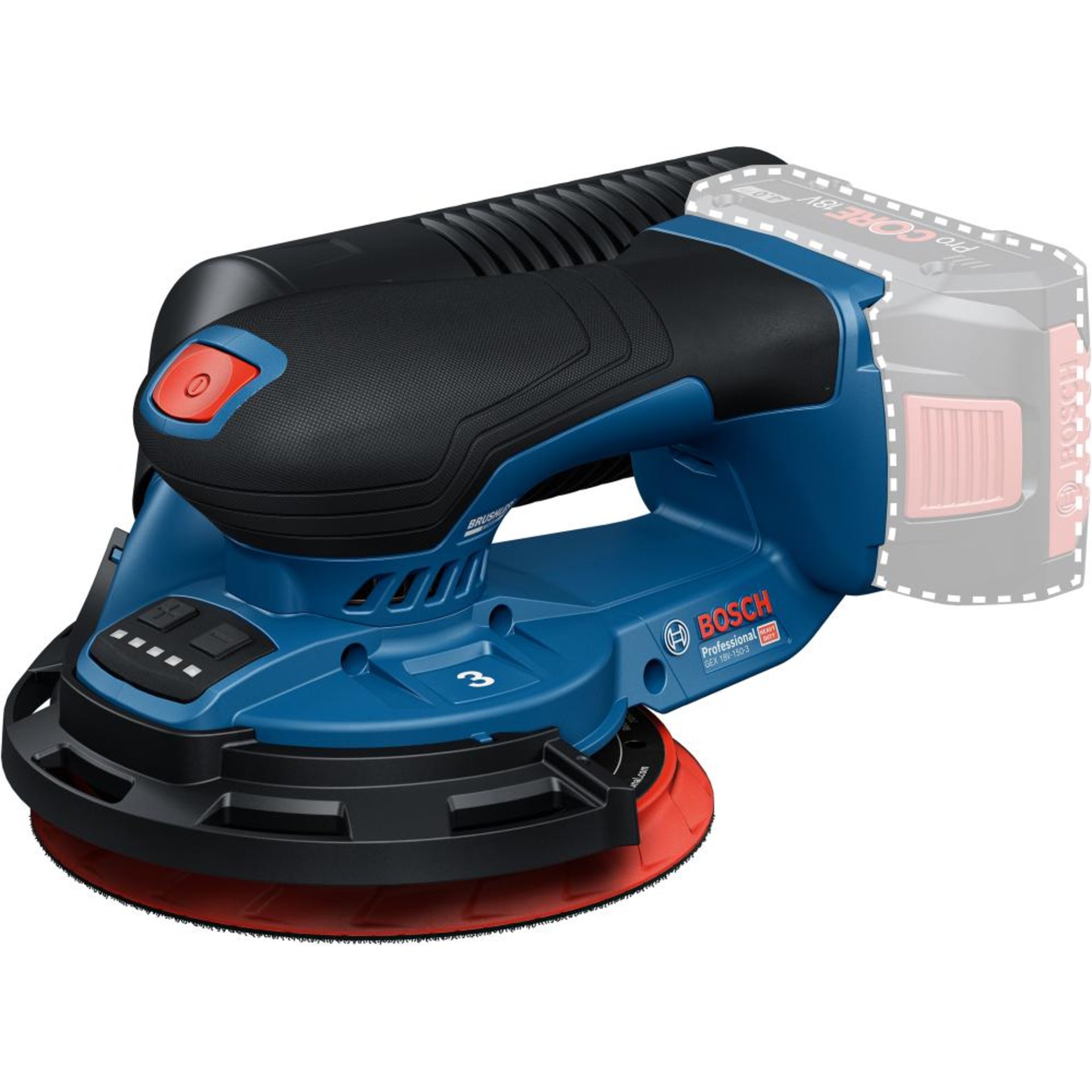 Akku-Exzenterschleifer PRO GEX 18V-150-3