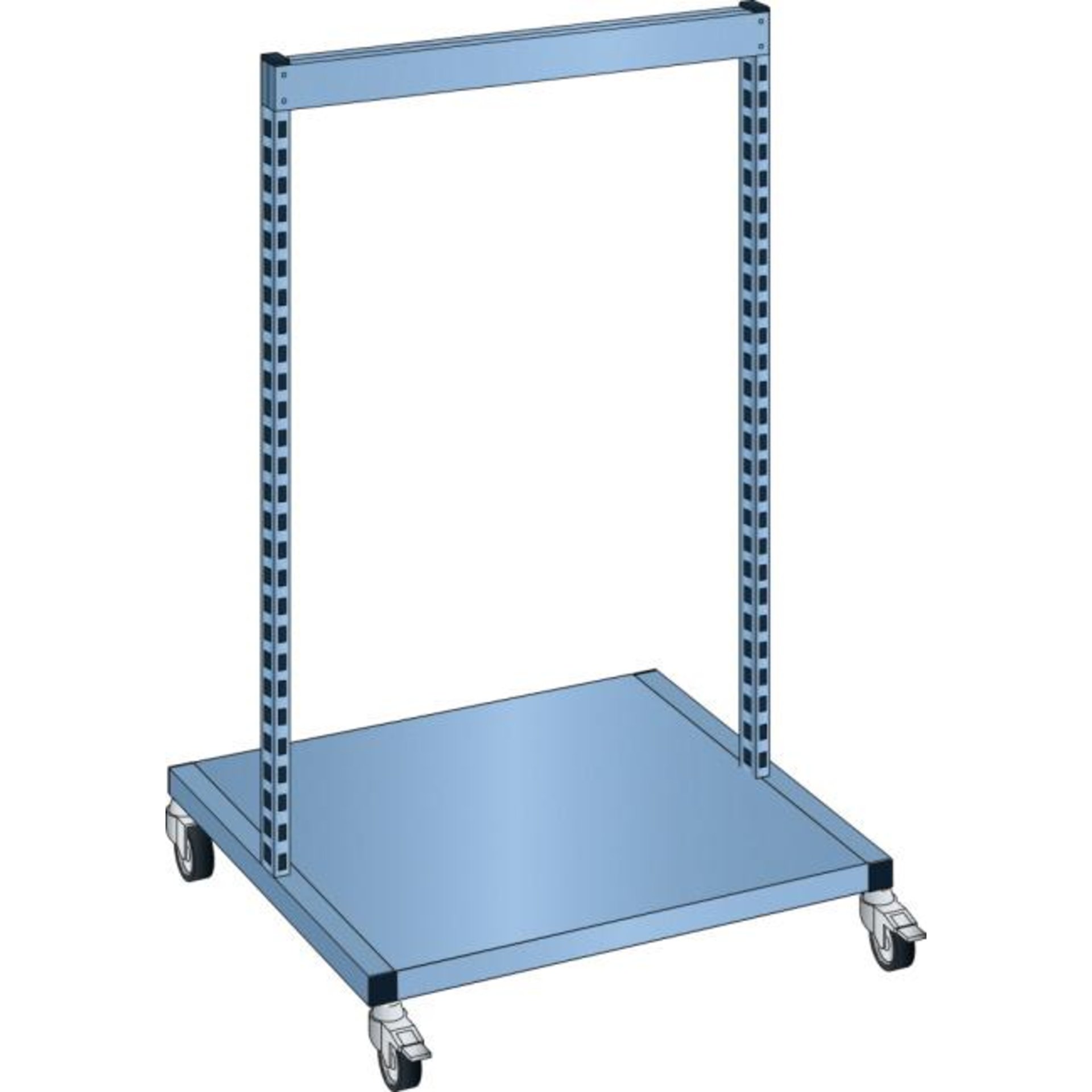 Ständerrahmen fahrbar B715xT710xH1600mm RAL 5012