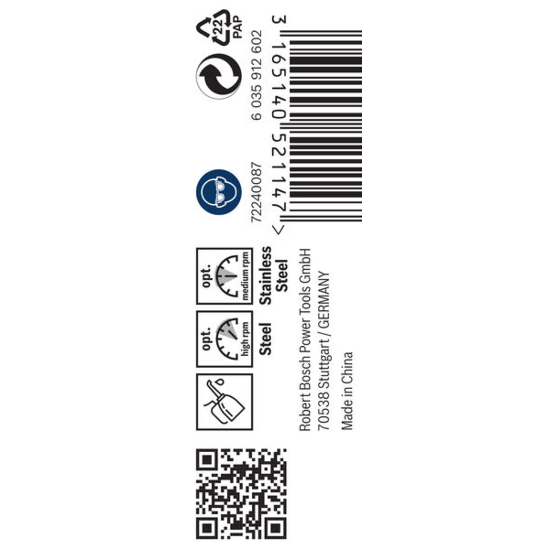 PRO Stainless Steel HSS-Co Spiralbohrer, 3,5 x 39 x 70 mm, 10-tlg.