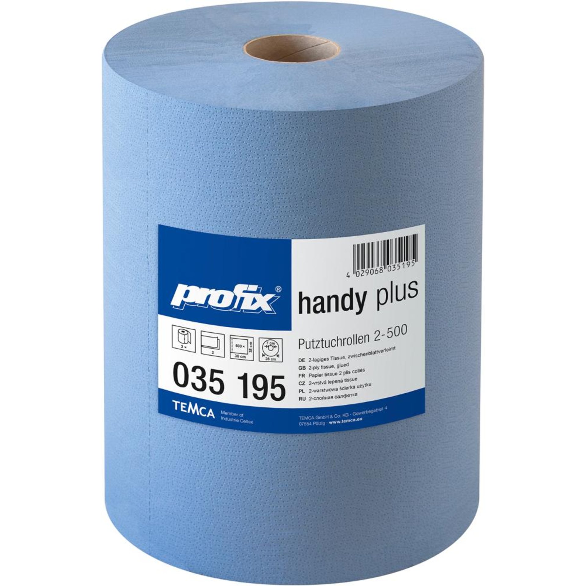 Profix handy plus 38 x 36cm, 500 Blatt, 2-lagig