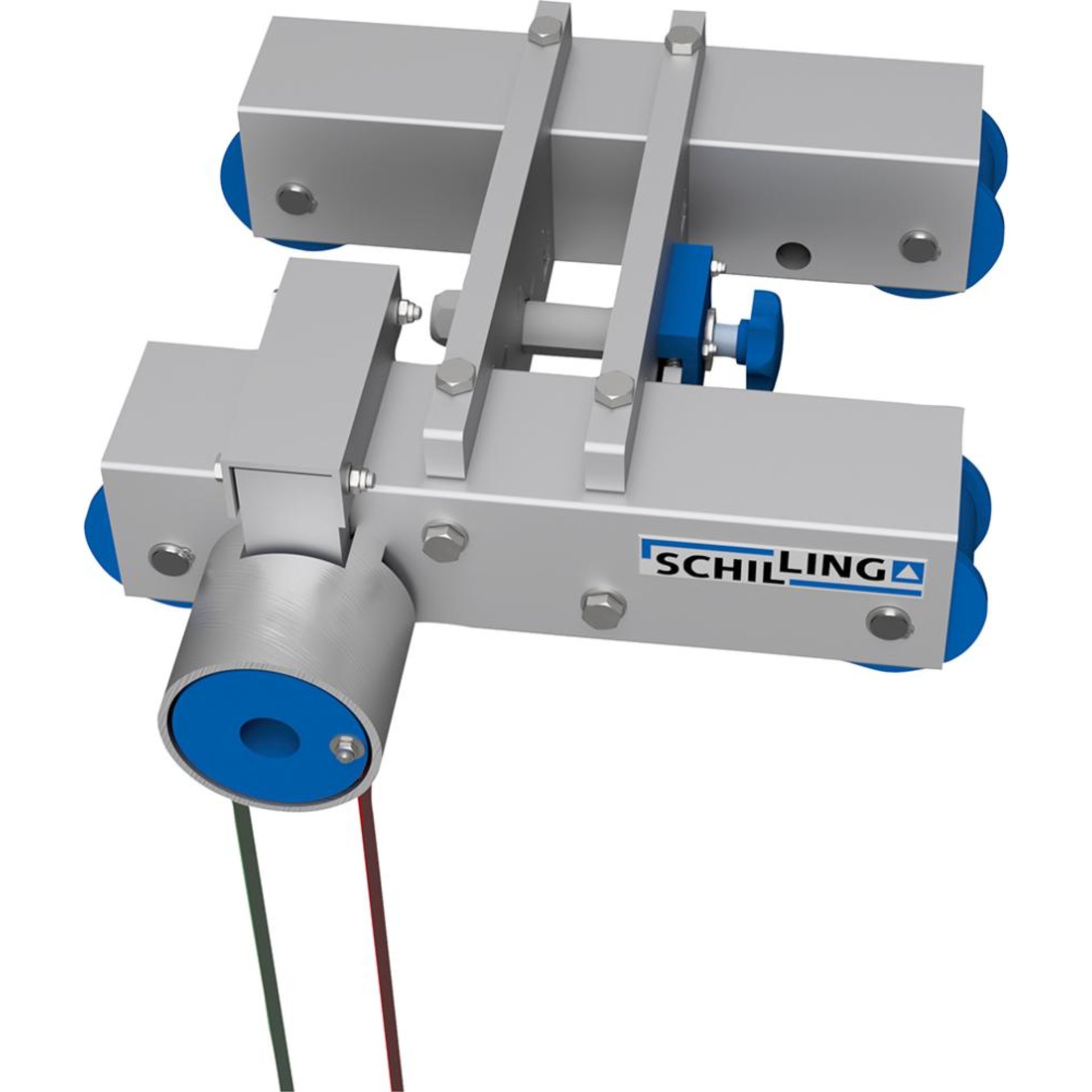Aluportalkran fahrbar H2138-2488 mm 2000 kg TL 4000 mm Alu-Doppel-Träger