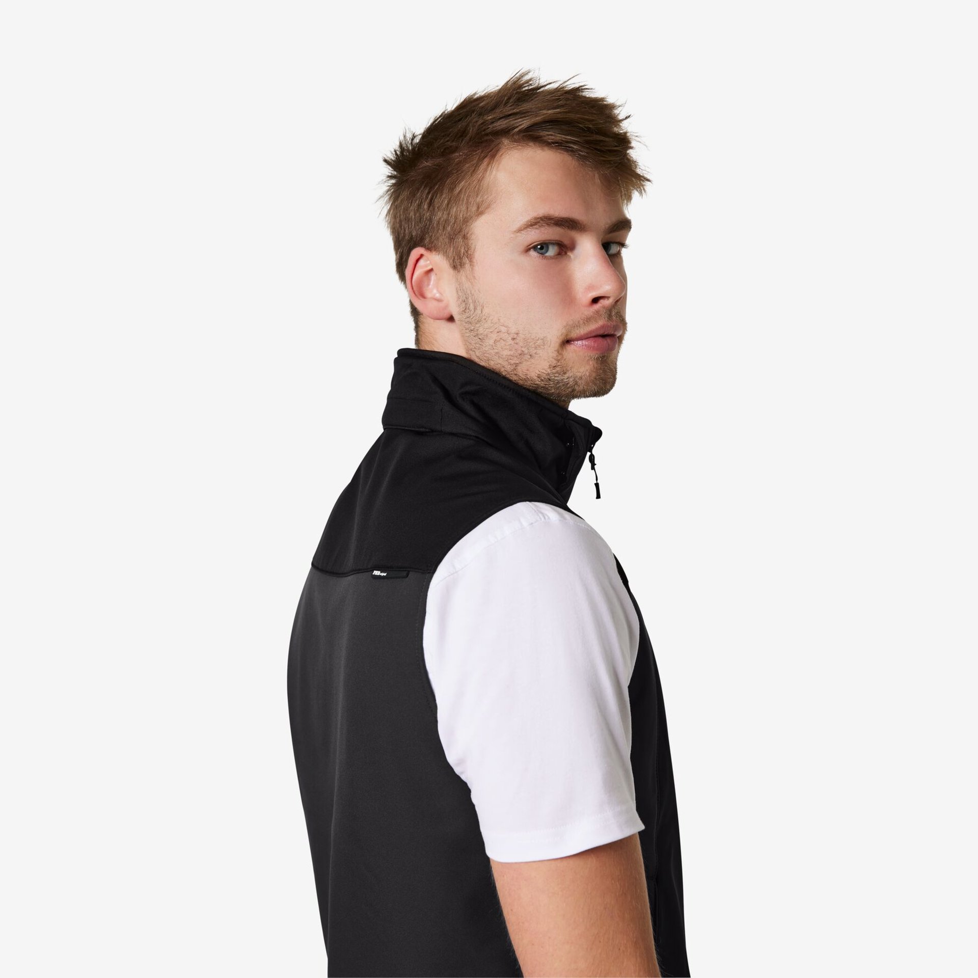 JUSTUS Softshell Weste anthrazit-schwarz 2XL
