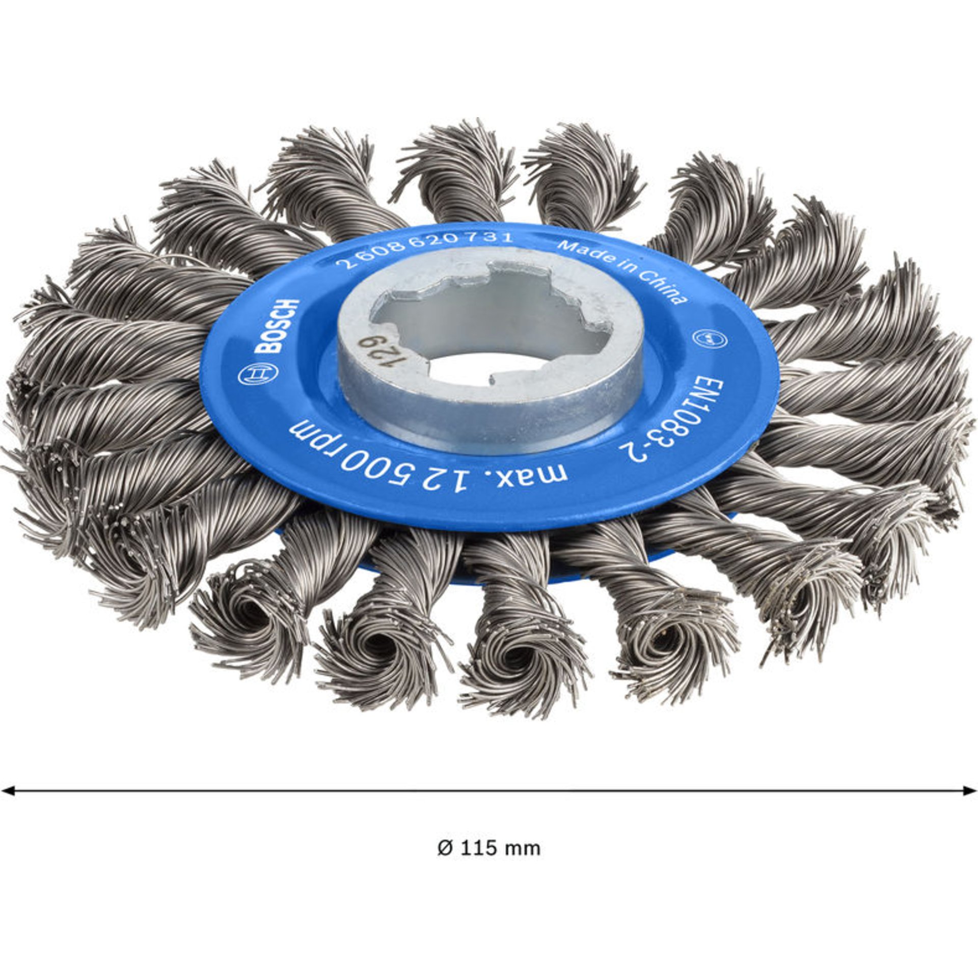 PRO Metal heavy X-Lock Scheibenbürste, 115 x 0,5 mm, Gewinde