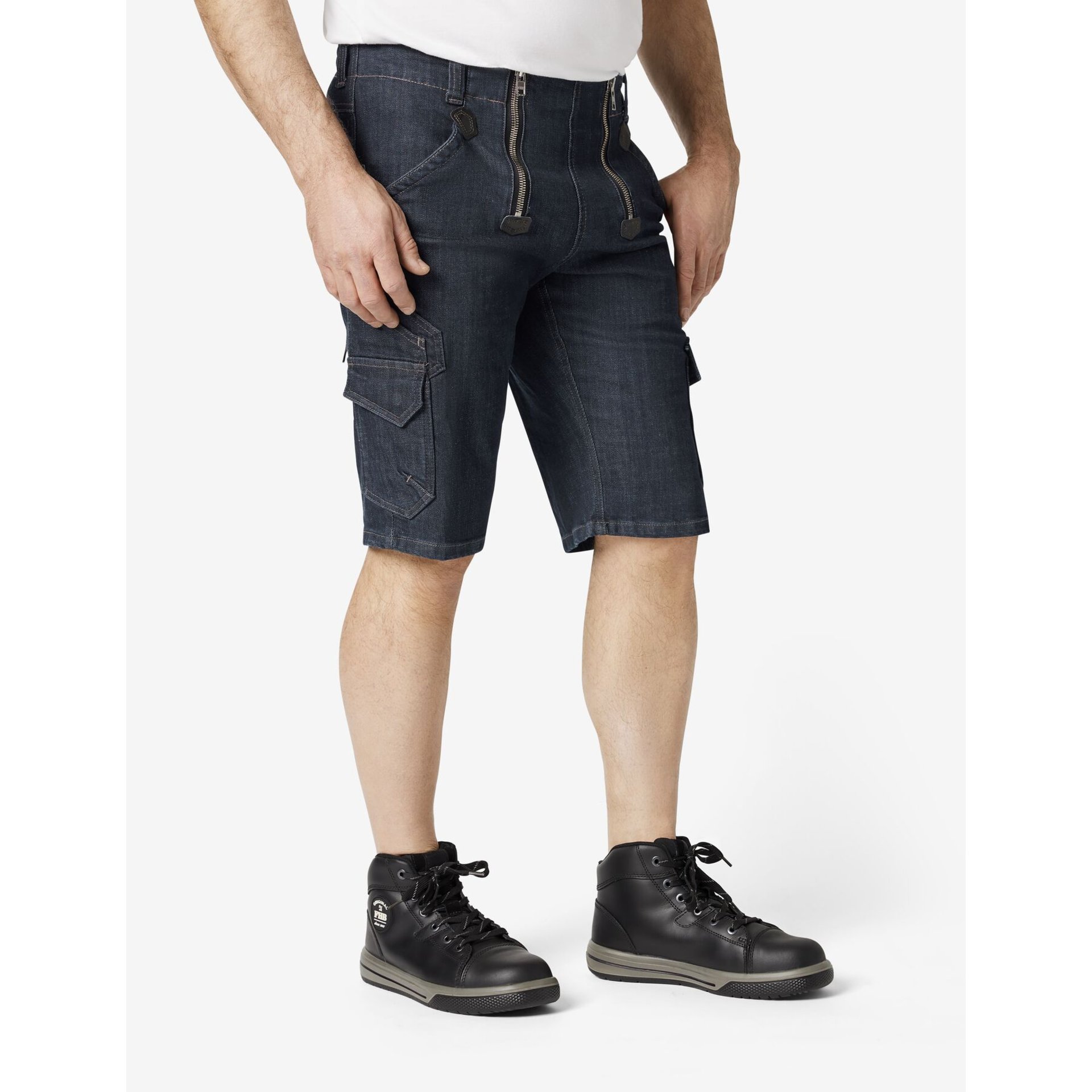VOLKMAR Zunft-Bermuda Stretch-Jeans schwarzblau 64