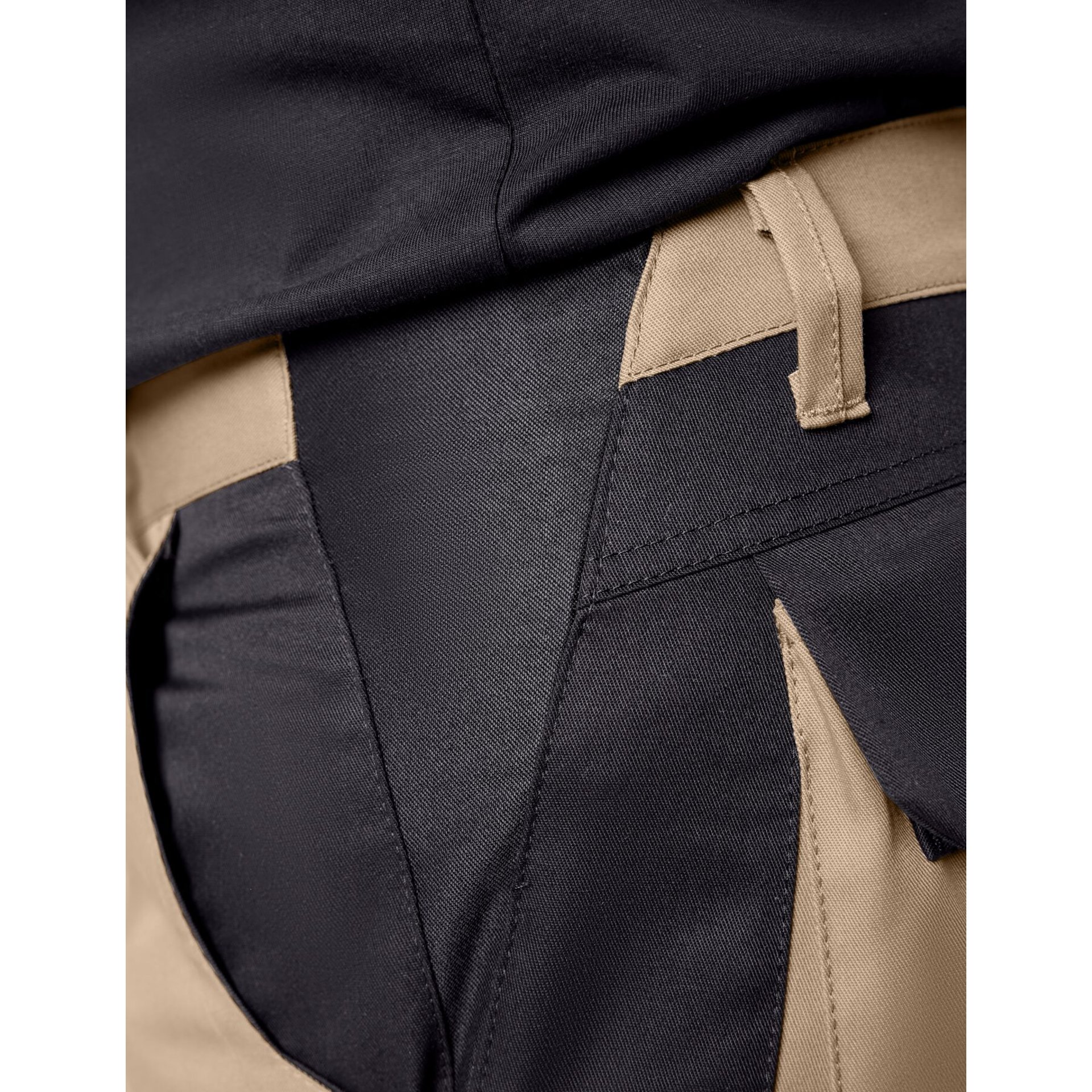 WULF Bermuda beige-schwarz 52