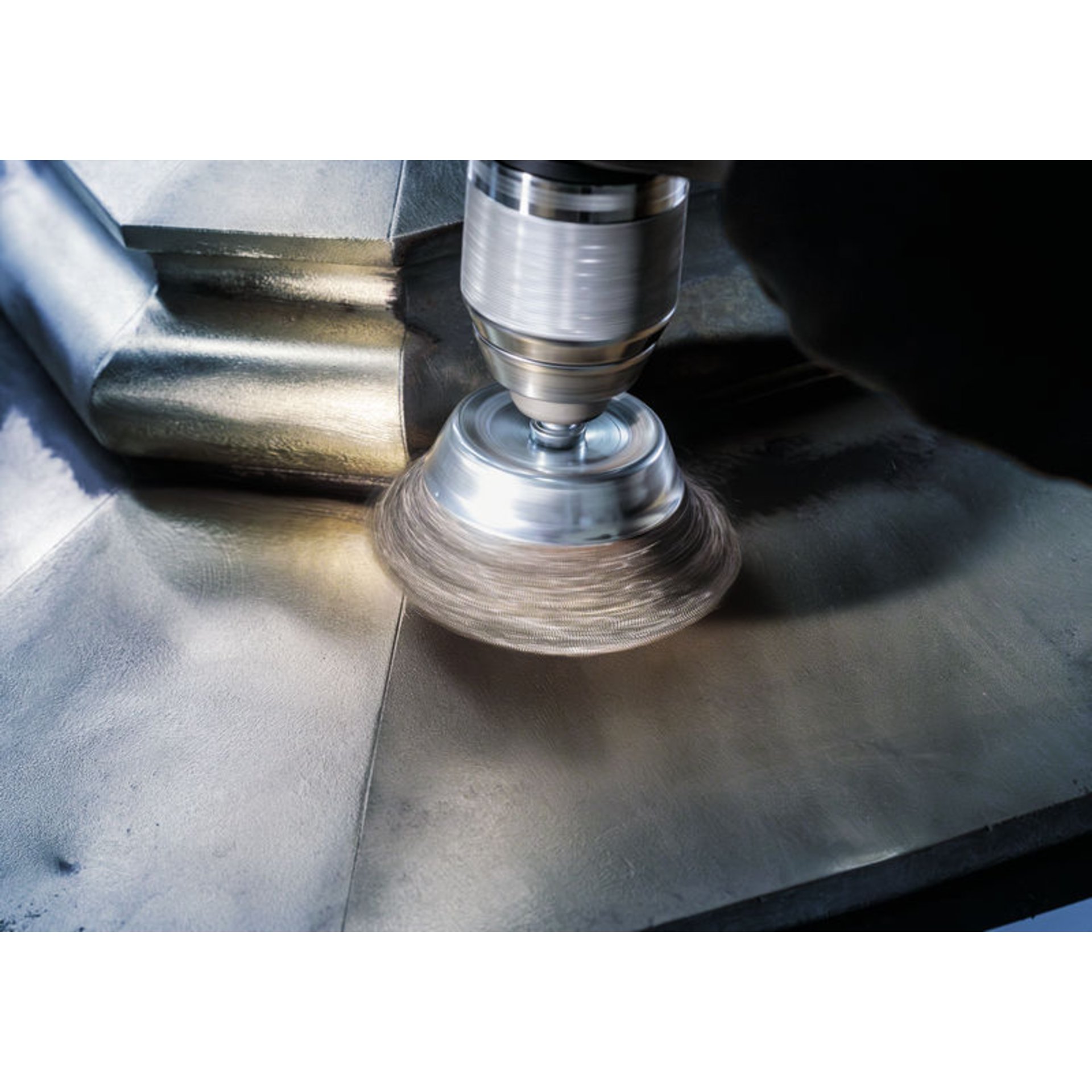 PRO Metal clean Topfbürste, gerader Schaft, 50 x 0,2 mm