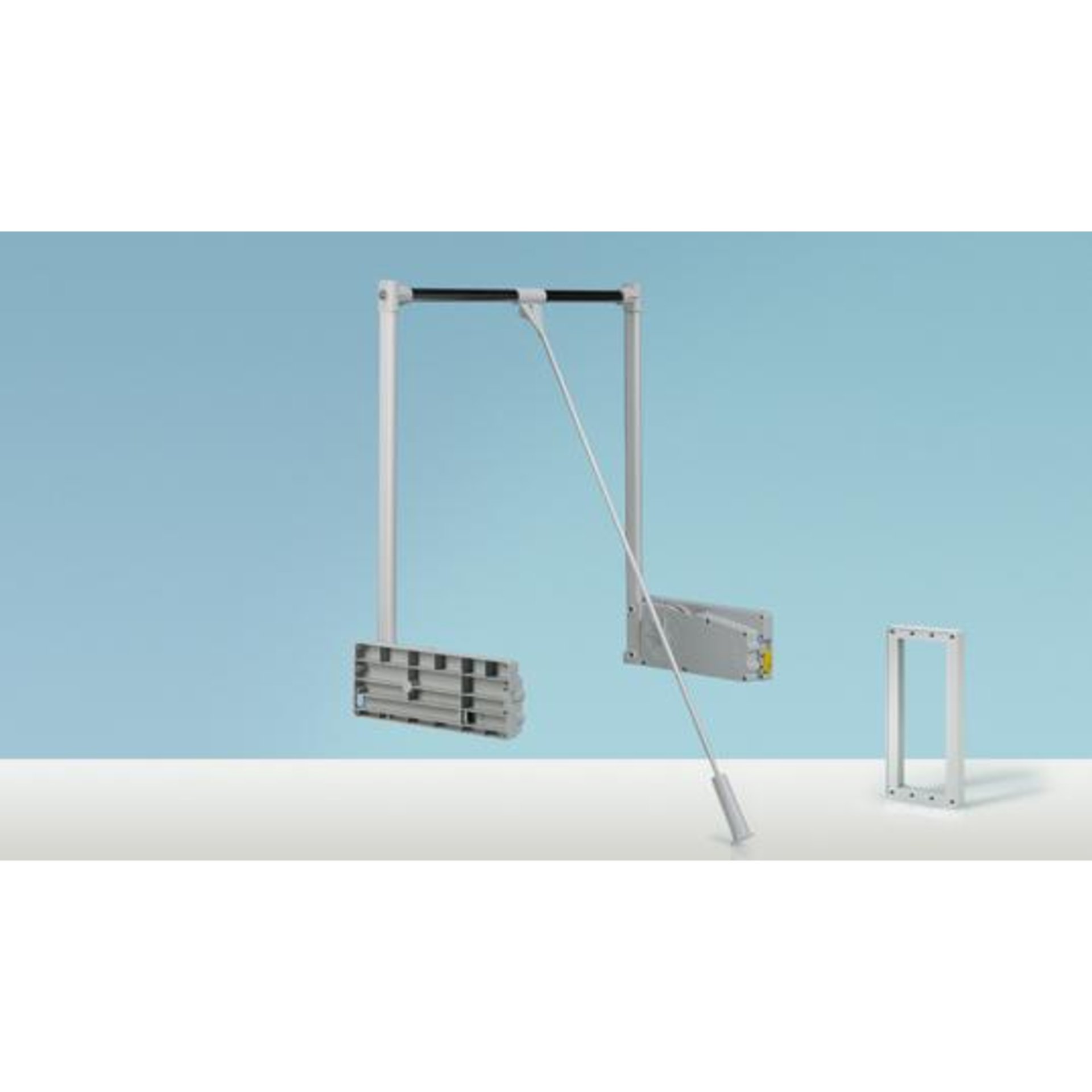 Kleiderlift,9079878,750-1170mm,aluoptik