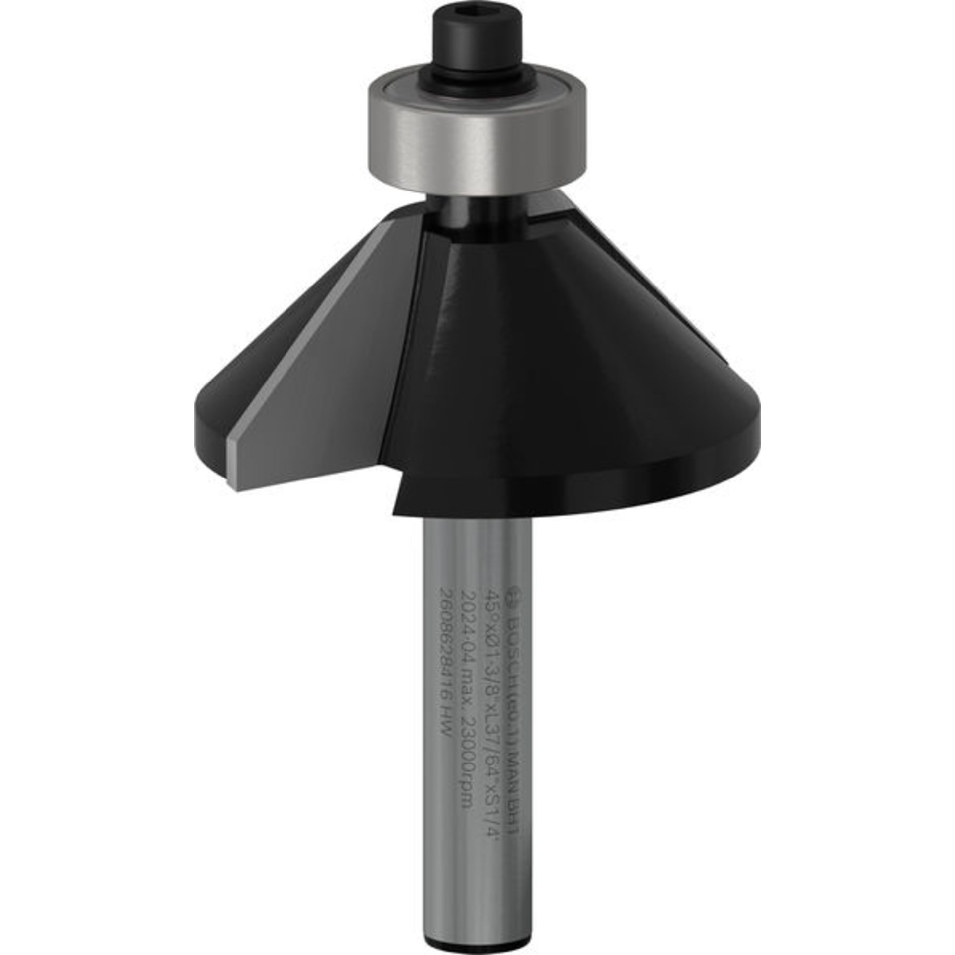 PRO Fasefräser, 45°, Schaft 1/4"
