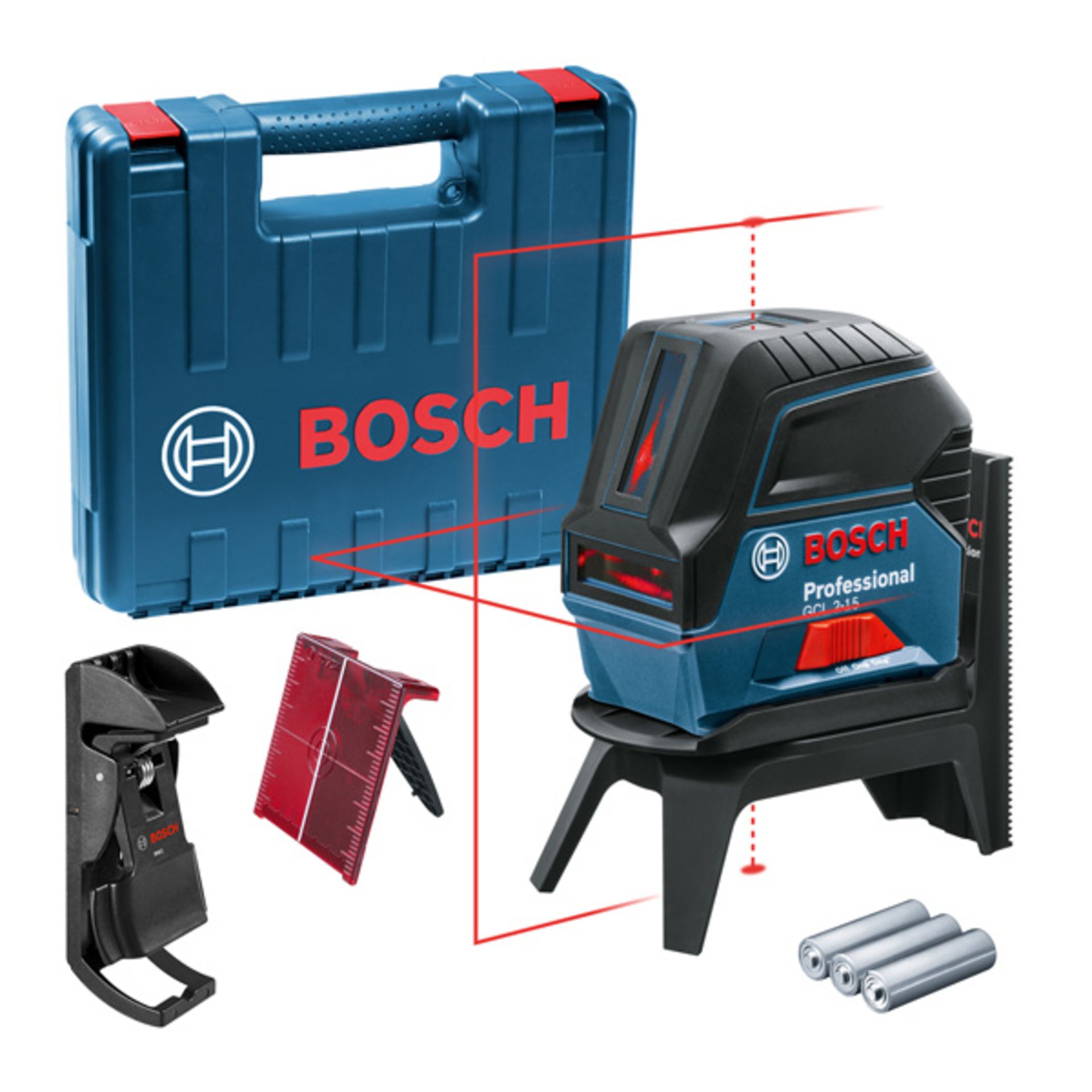 Kombilaser GCL 2-15, mit Handwerkerkoffer