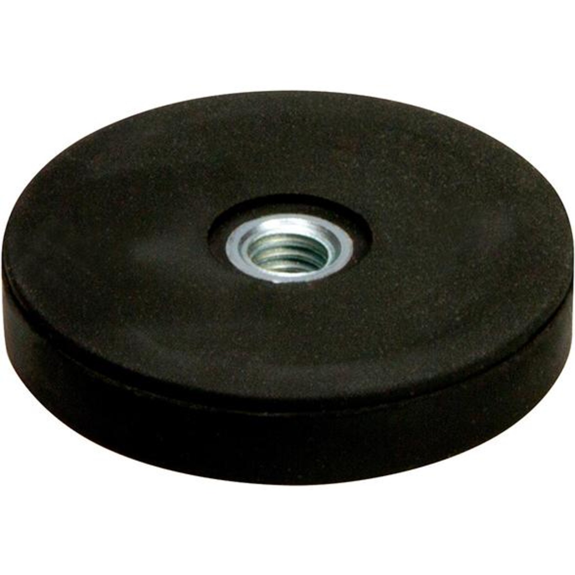 Neodym-Magnet-Flachgreifer mit Neopren-Schutzmantel, Innengewinde