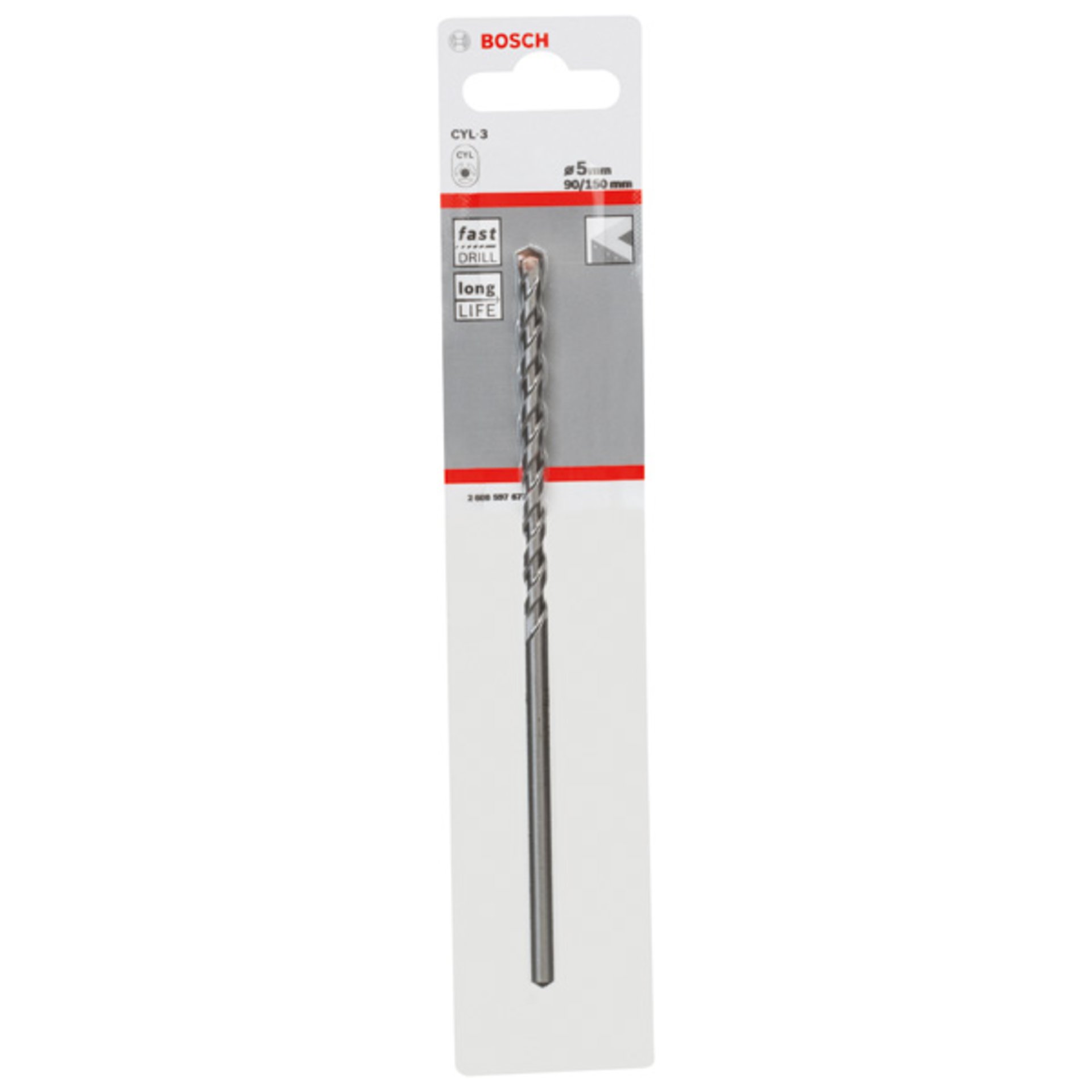 Betonbohrer CYL-3, 5 x 90 x 150 mm, d 4,5 mm, 1er-Pack