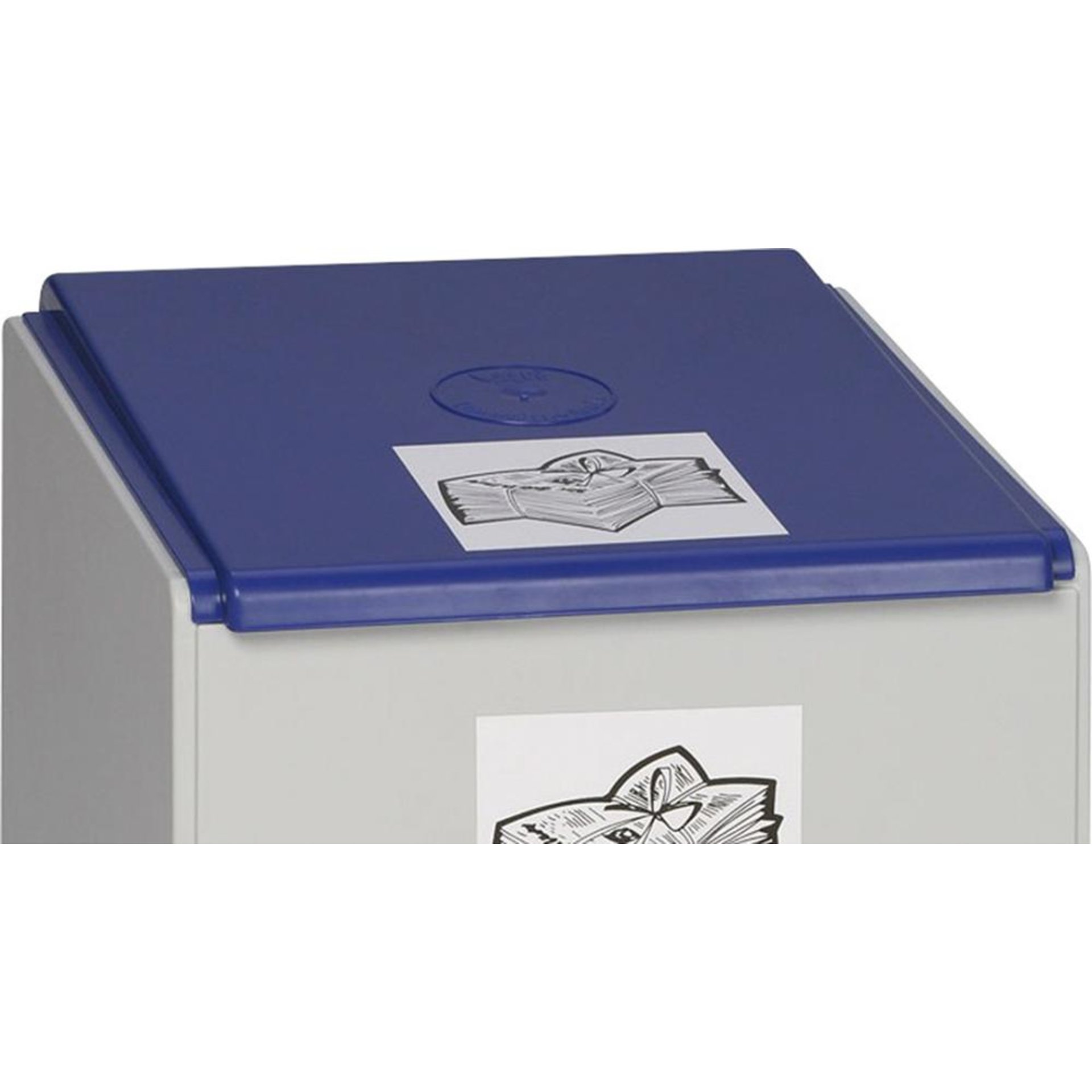 Deckel blau für Kunststoffcontainer 60 l