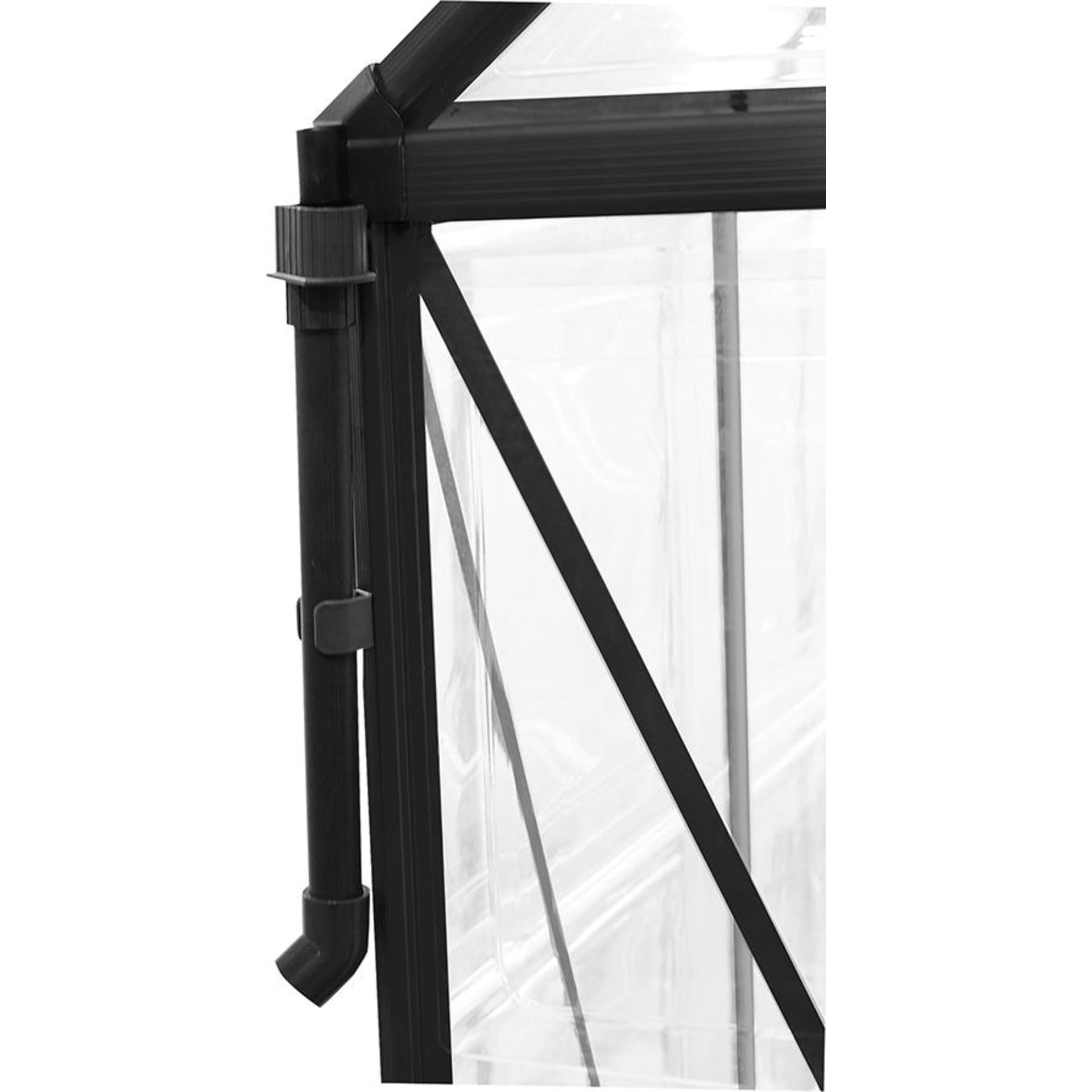Alauf-Fallrohr kurz 2er Set, 33 cm, ø 25 mm
