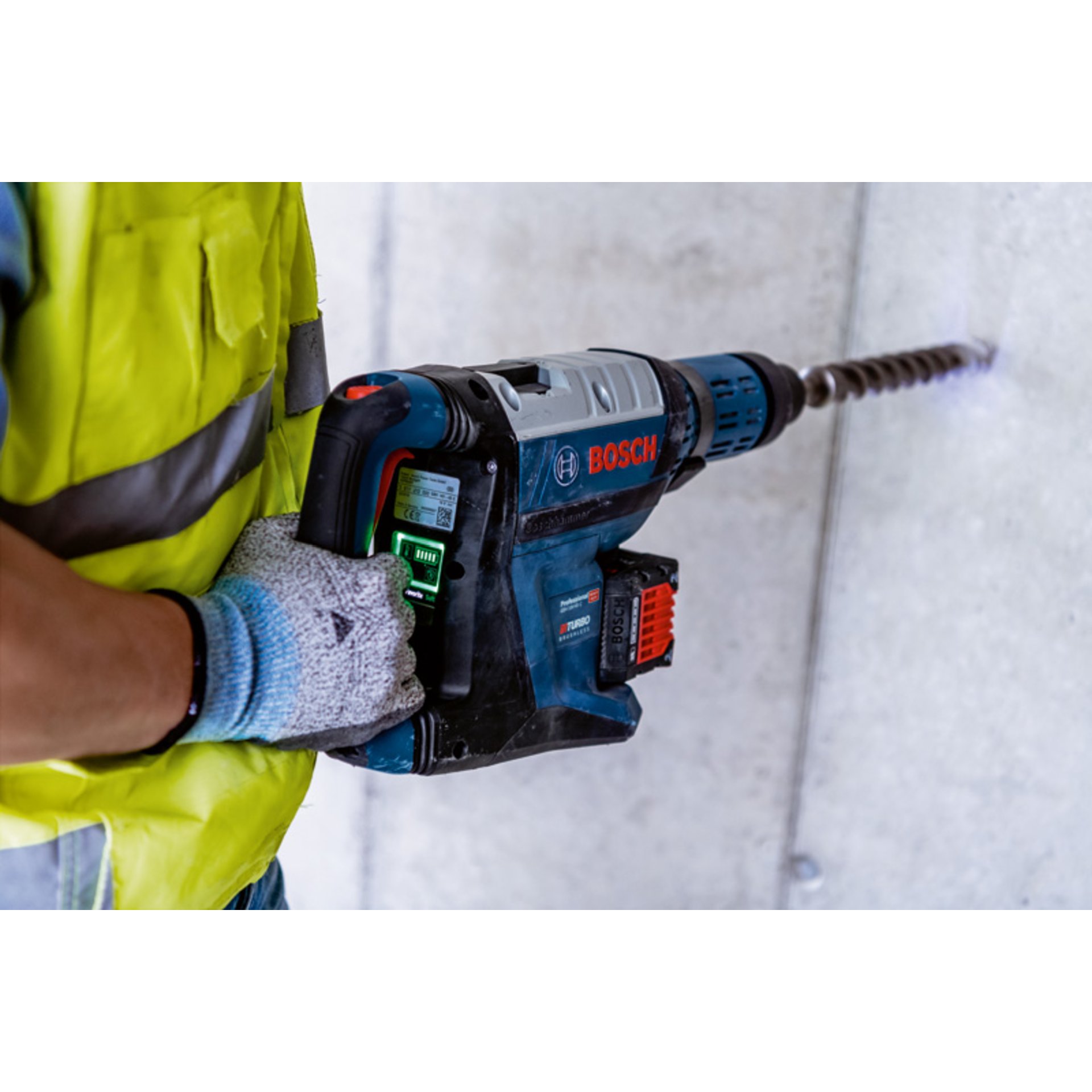 Akku-Bohrhammer BITURBO mit SDS max GBH 18V-45 C, 2 x Akku, Handwerkerkoffer