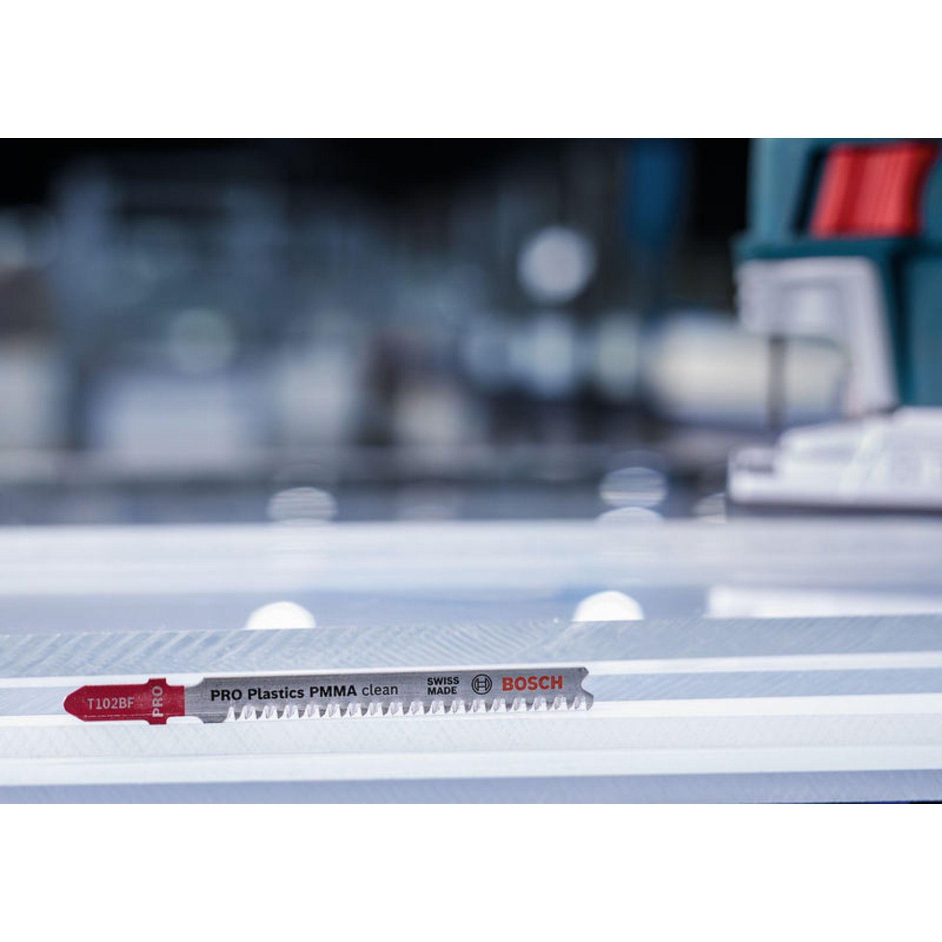 PRO Plastics PMMA clean T102BF Stichsägeblatt, 92 mm, 3-tlg.
