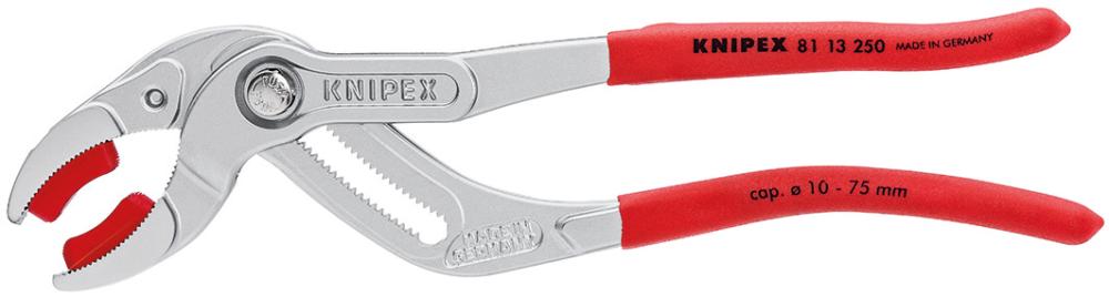 Knipex Syphon-Greifzange mit Backen verchromt 250mm