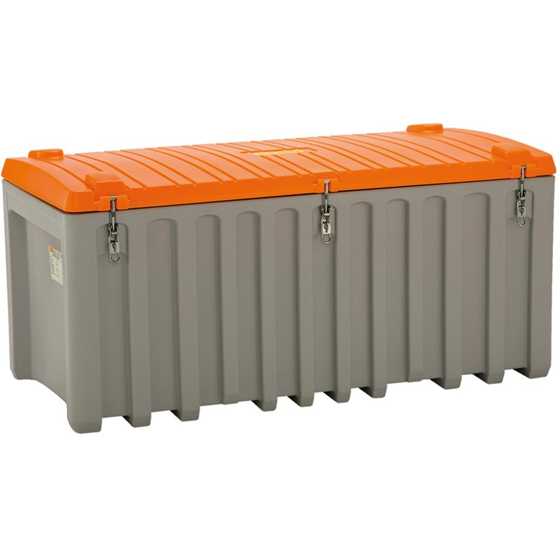 Werkzeugbox CEMbox 750 l B1700xT840xH800 mm grau/orange mit Seitentür