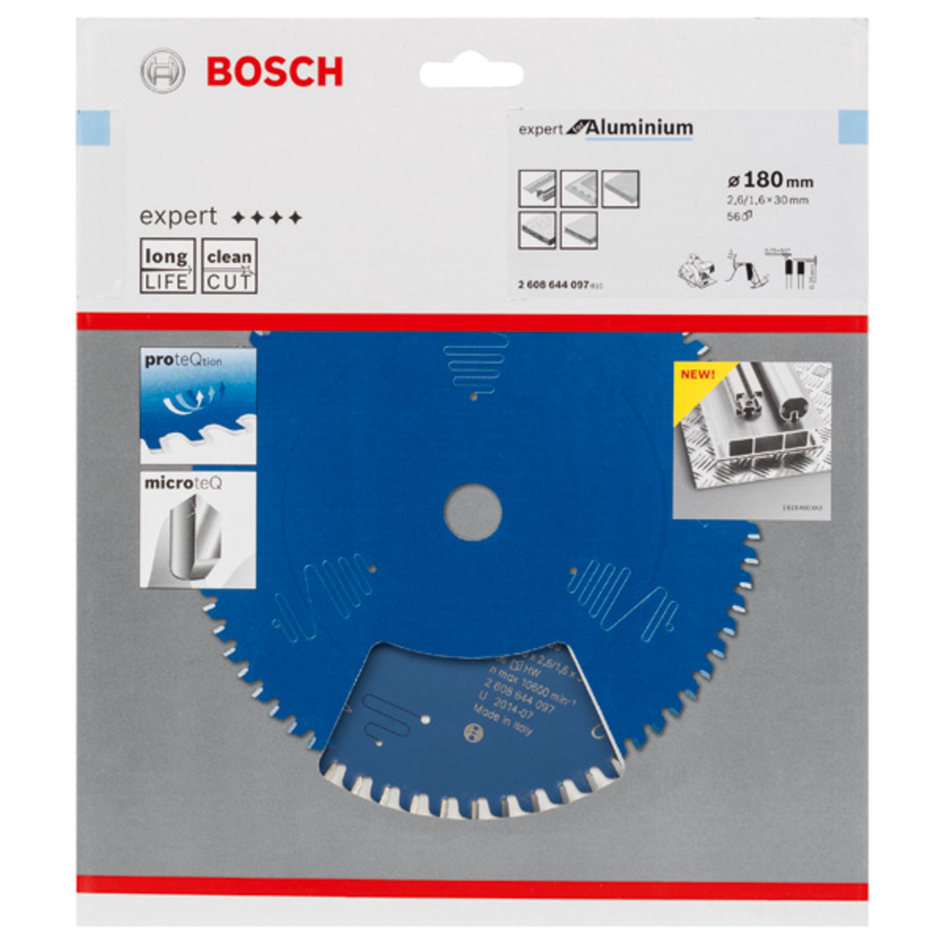 Kreissägeblatt Expert for Aluminium, H 180 x 30, Z56