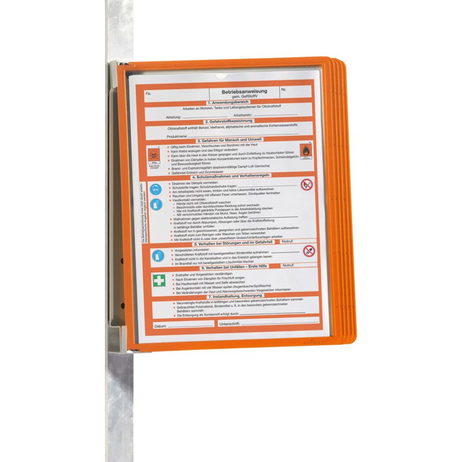 Vario Magnet Wall 5 orange