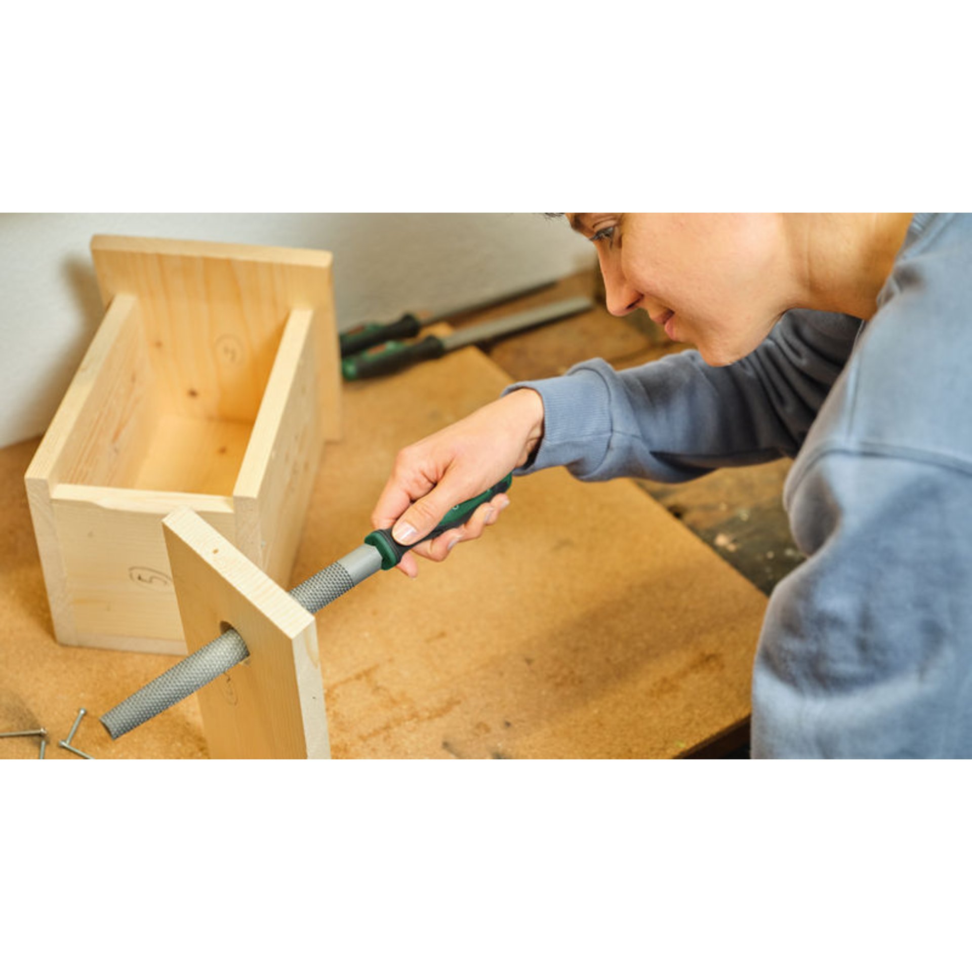 Handwerkzeuge Raspel-Set 200 mm, 5-tlg.