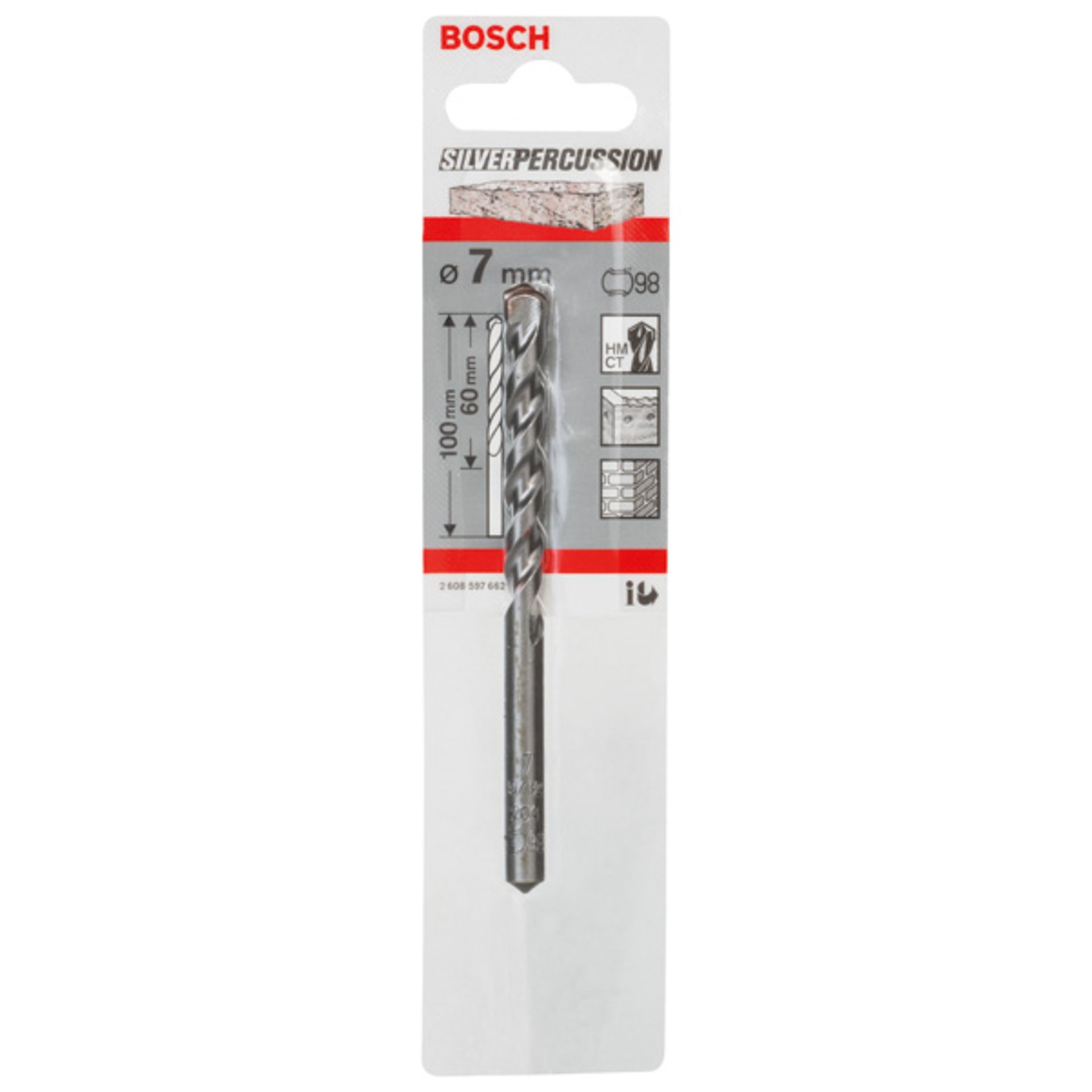 Betonbohrer CYL-3, 7 x 60 x 100 mm, d 6,5 mm, 1er-Pack
