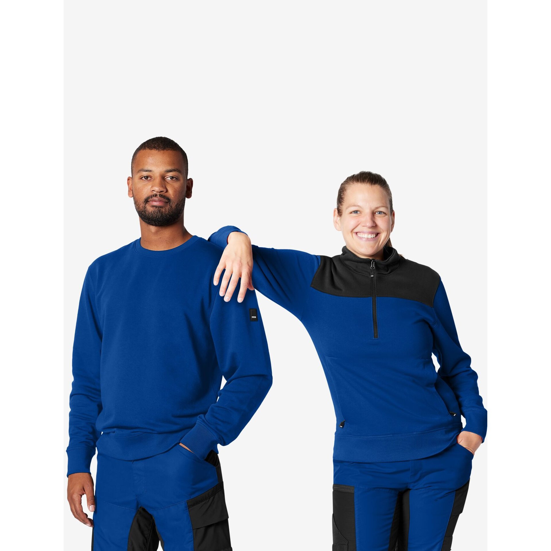 PIET Sweatshirt unisex royalblau L