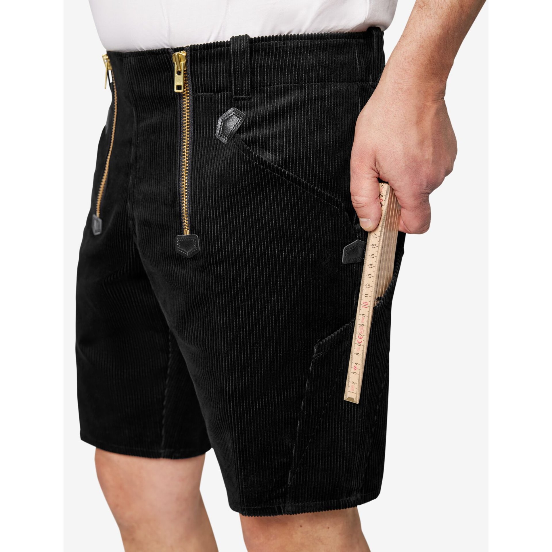 HANS Zunft-Shorts Genuacord schwarz 60