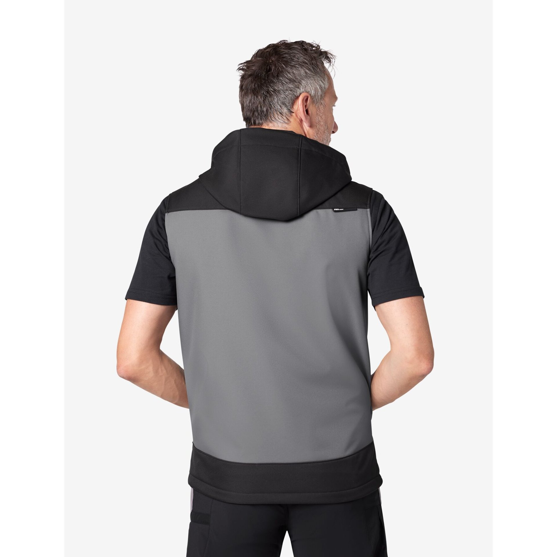 JUSTUS Softshell Weste grau-schwarz XS
