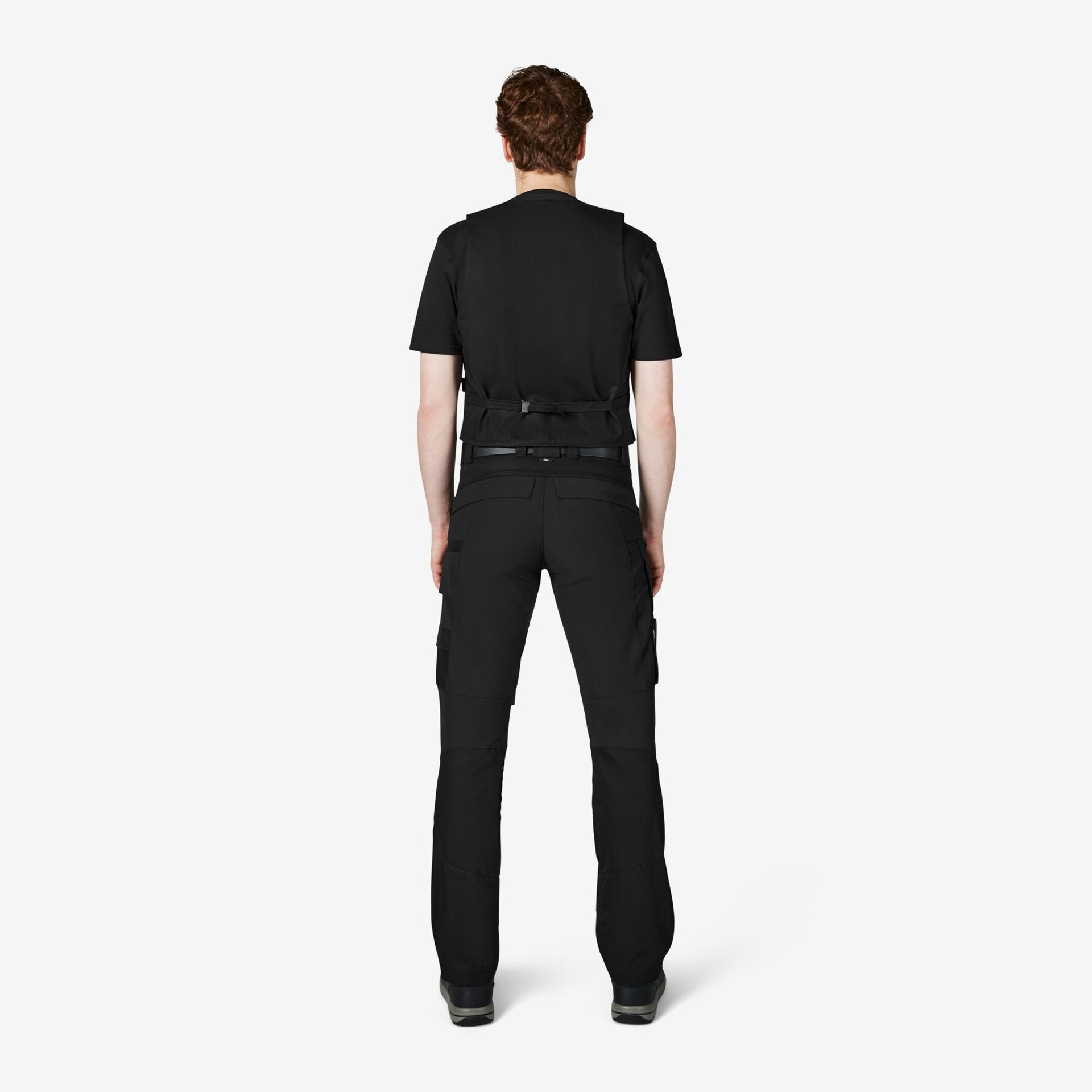 HANNES Zunftweste aus Canvas schwarz 106