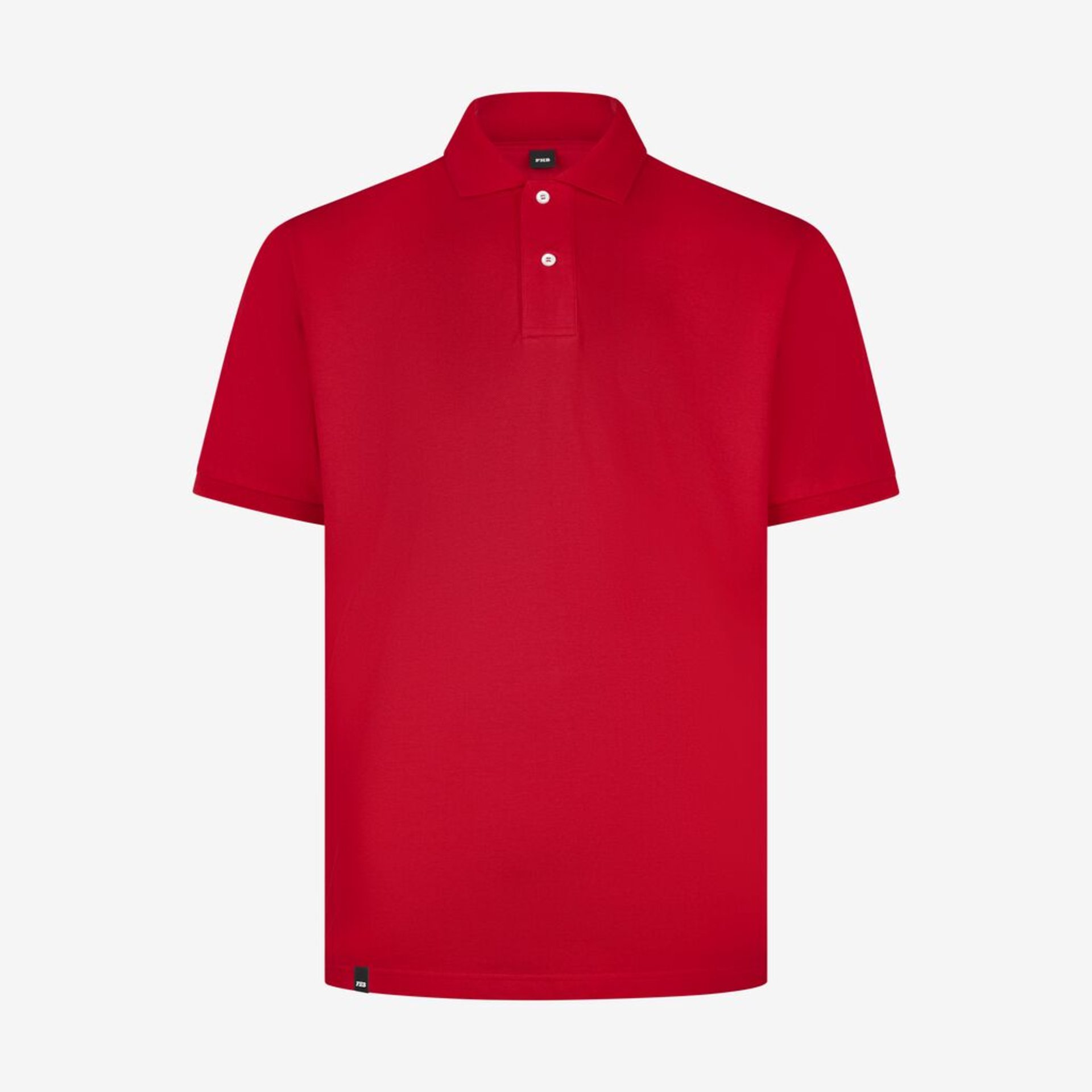 DANIEL Polo-Shirt einfarbig rot Gr. M
