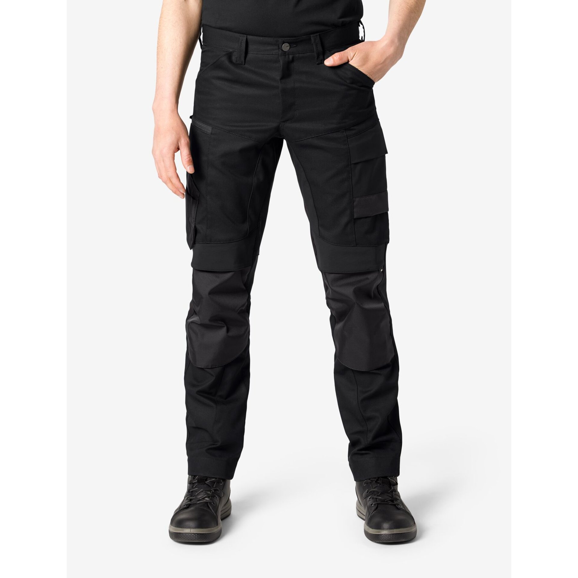 LEO Arbeitshose elastisch schwarz 98