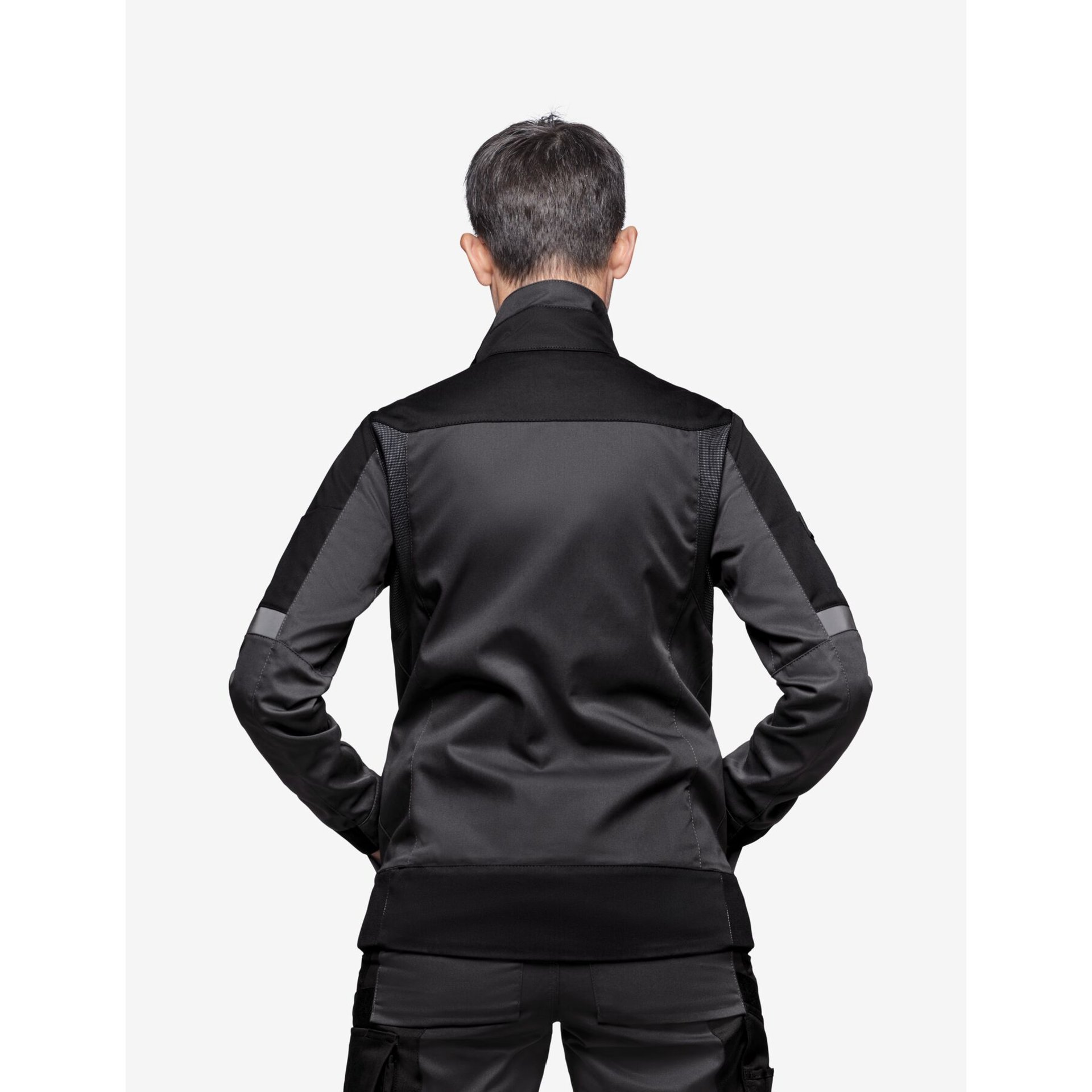 ANDREA Arbeitsjacke Damen anthrazit-schwarz 2XL