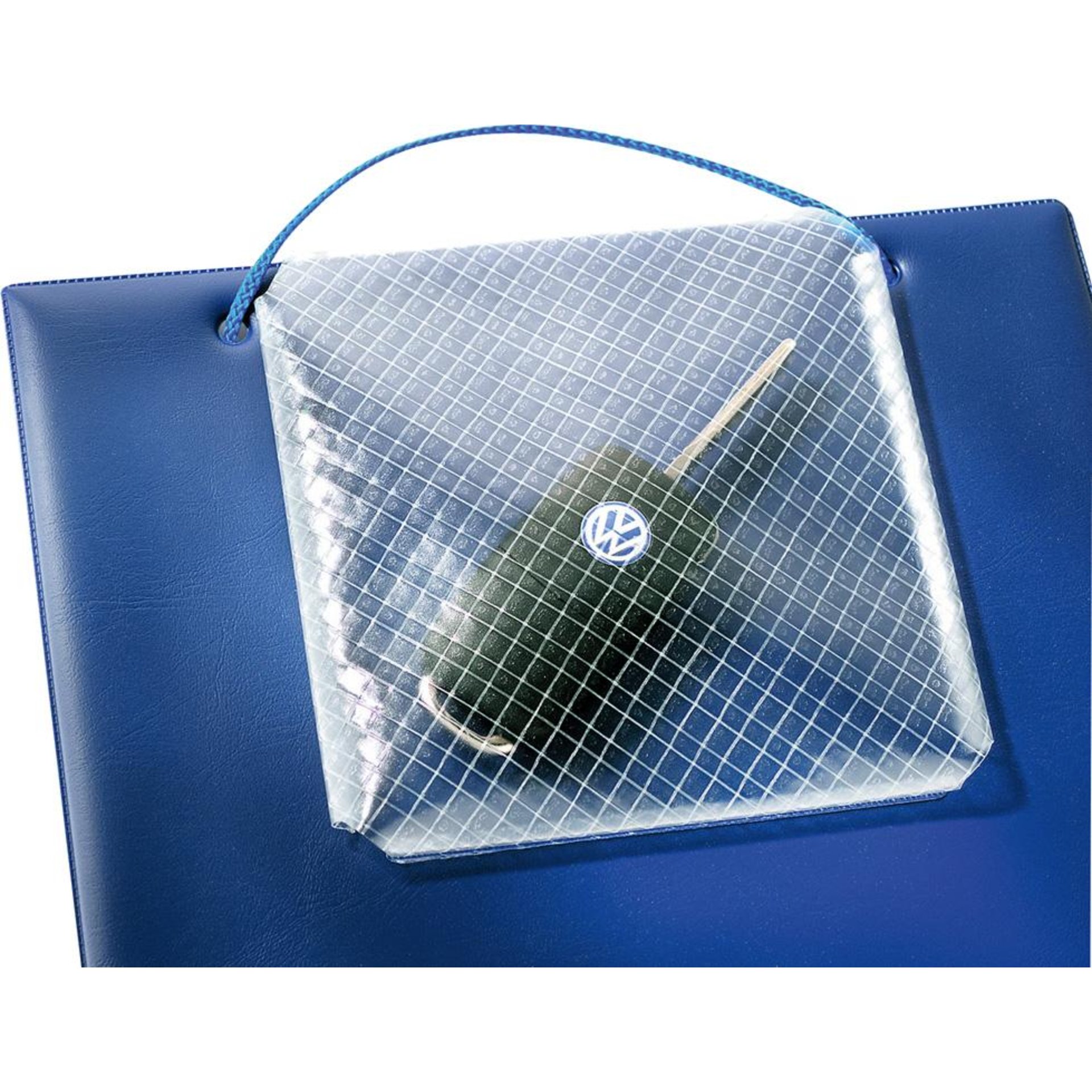 Auftragstaschen mit Schluessselfach VE 10 Stk., A 4 blau