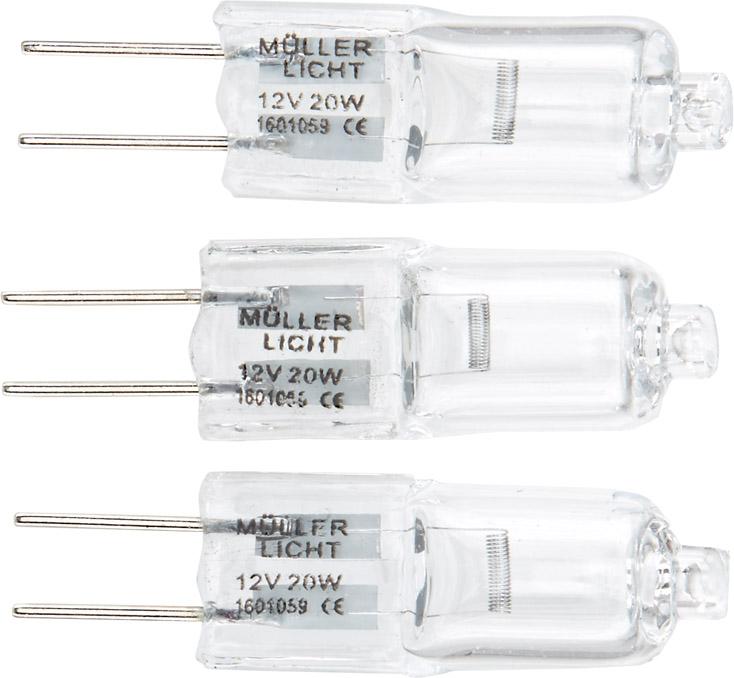 Halogen Stifte 3x 20W G4