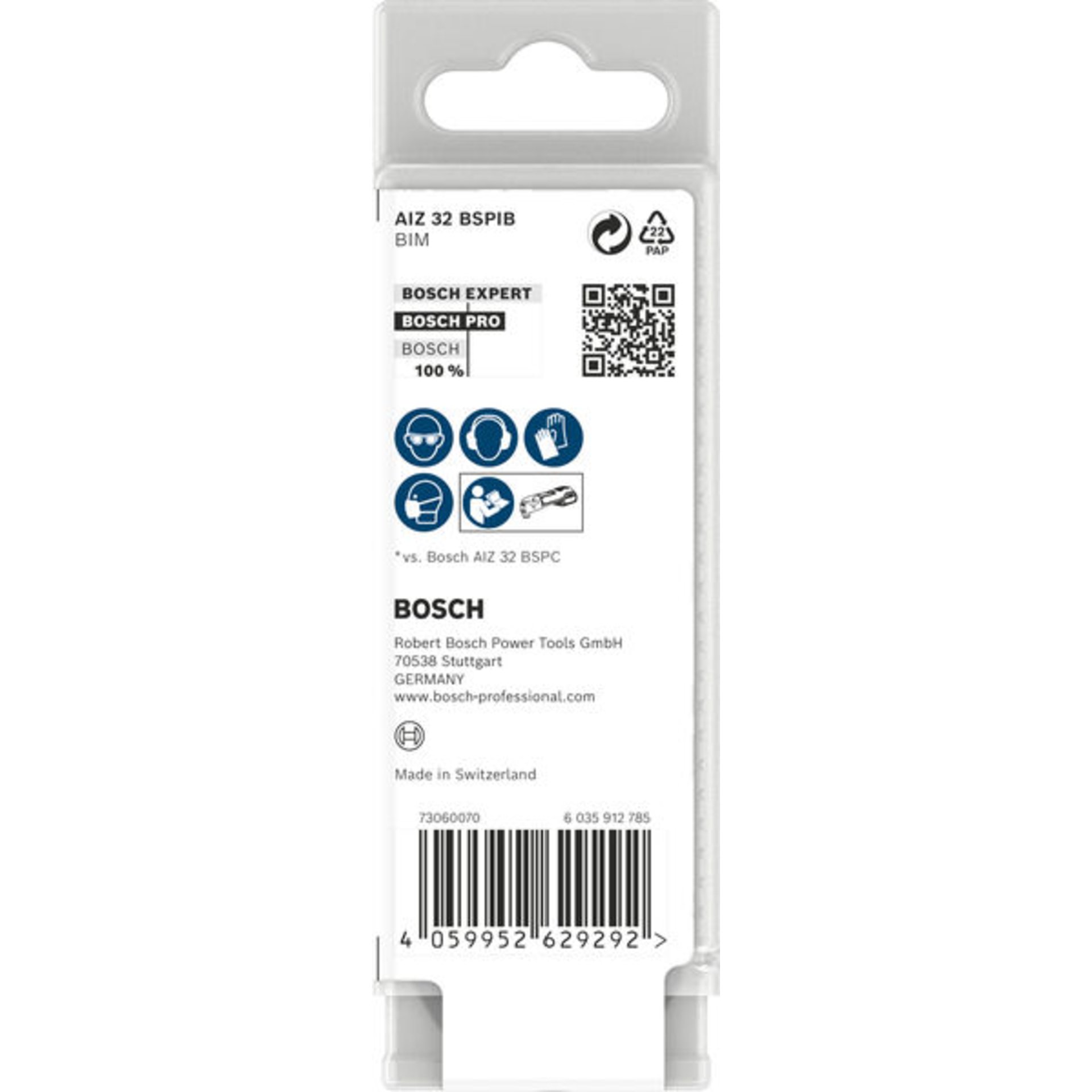 PRO AIZ 32 BSPIB Blatt für Multifunktionswerkzeuge, 32 x 50 mm, 10-tlg.