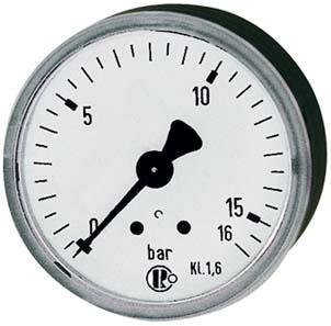 Riegler Manometer rückseitig zentrisch 40mm 0-10bar G1/8" Riegler Manometer rückseitig zentrisch 40mm 0-10bar G1/8"