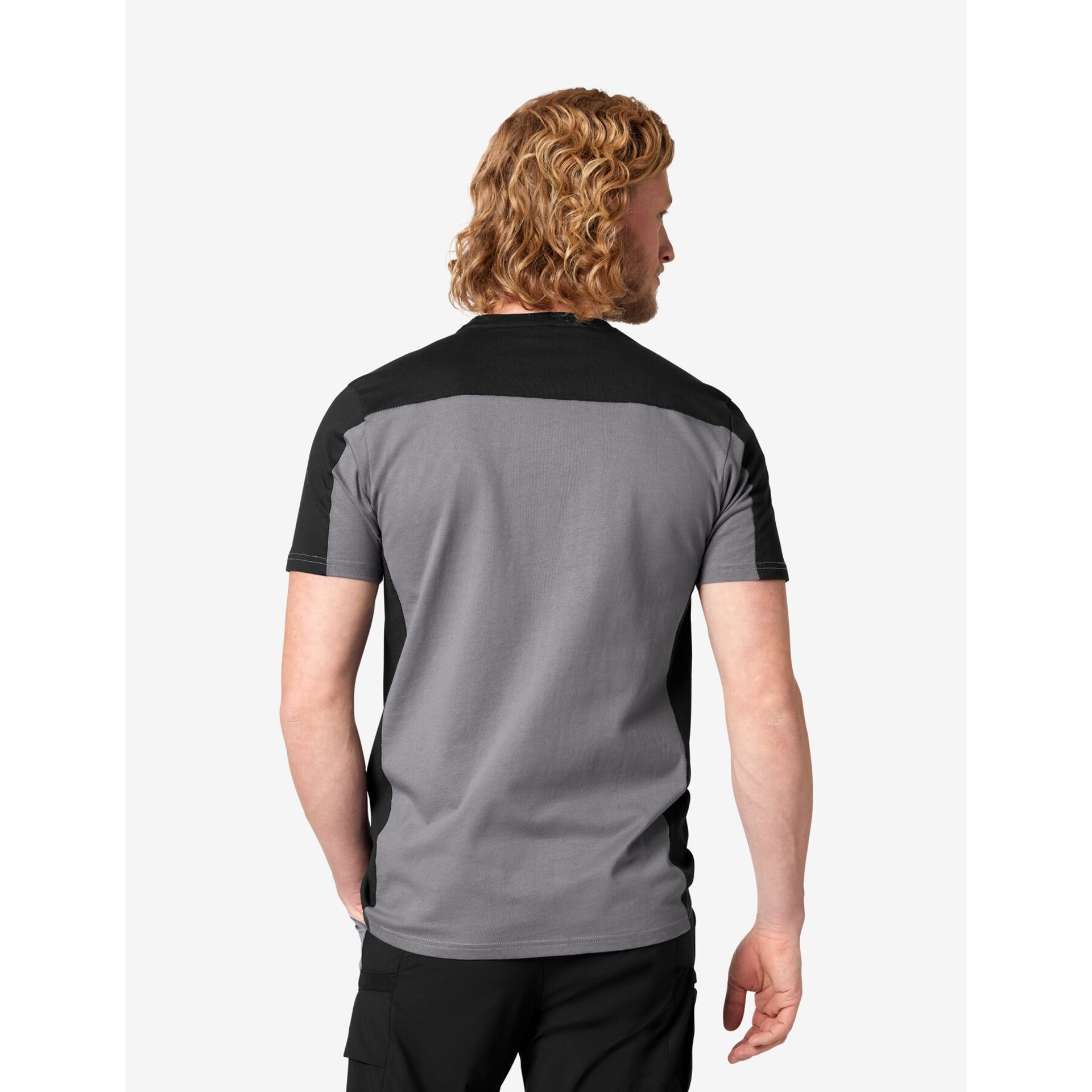 MARC T-Shirt zweifarbig grau-schwarz Gr. 2XL