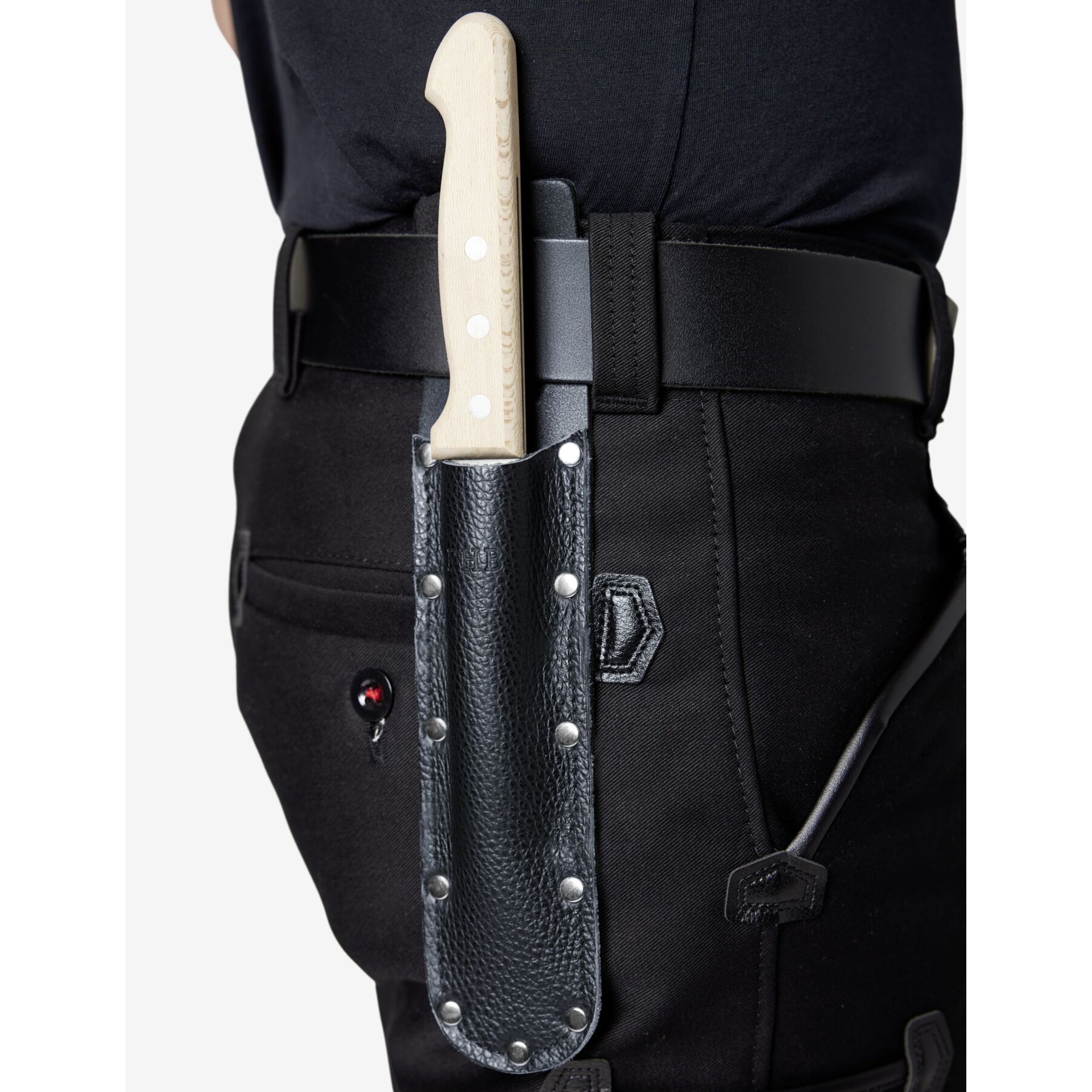 HENRIK Messertasche Lang schwarz