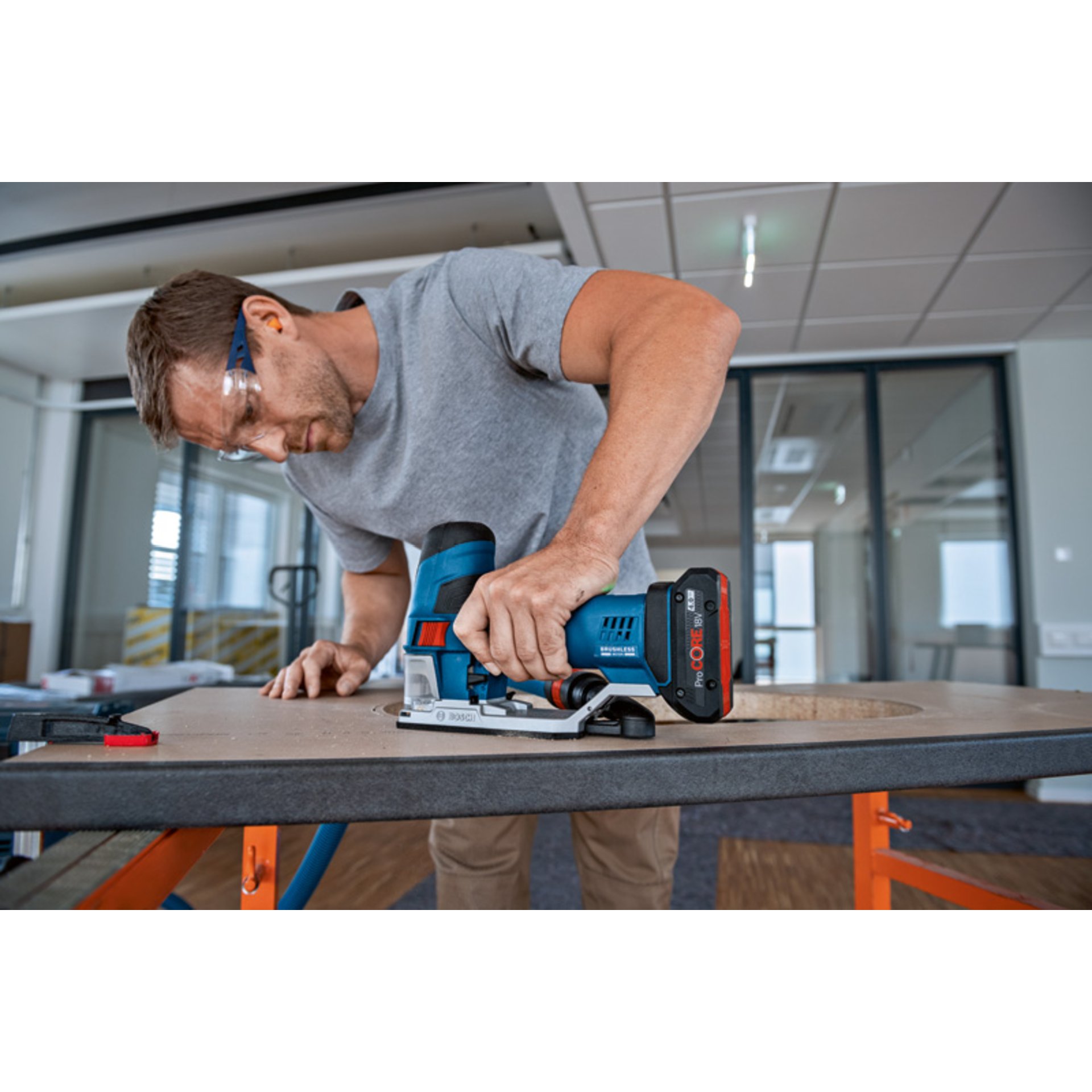 Akku-Stichsäge GST 18V-155 SC, 2 x Akku ProCORE18V 4.0Ah in L-BOXX