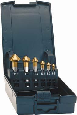 Exact Kegelsenker-Set Advanced TiN Form C 90Grad 6,3-20,5mm