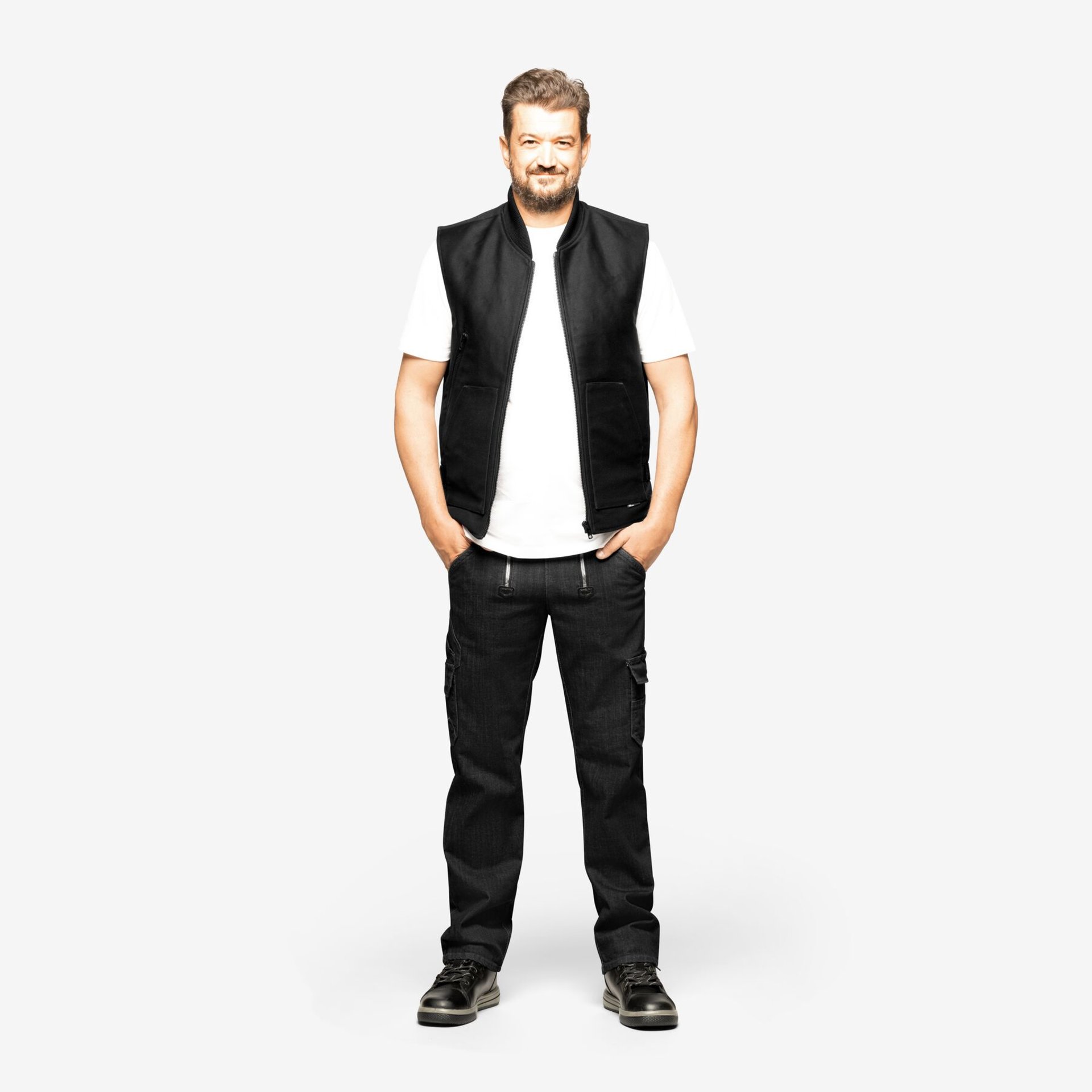 FRIEDHELM Stretch-Jeans-Zunfthose schwarzblau 88