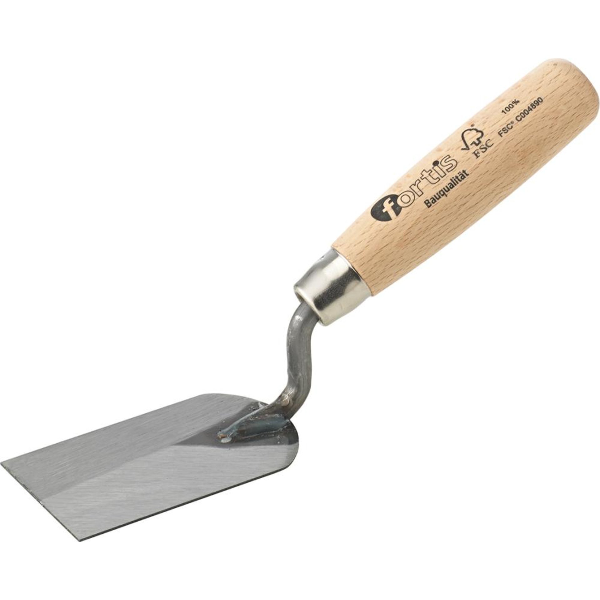 Stukkateurspachtel 50mm, g-Hals, Holzgriff FORTIS Bau