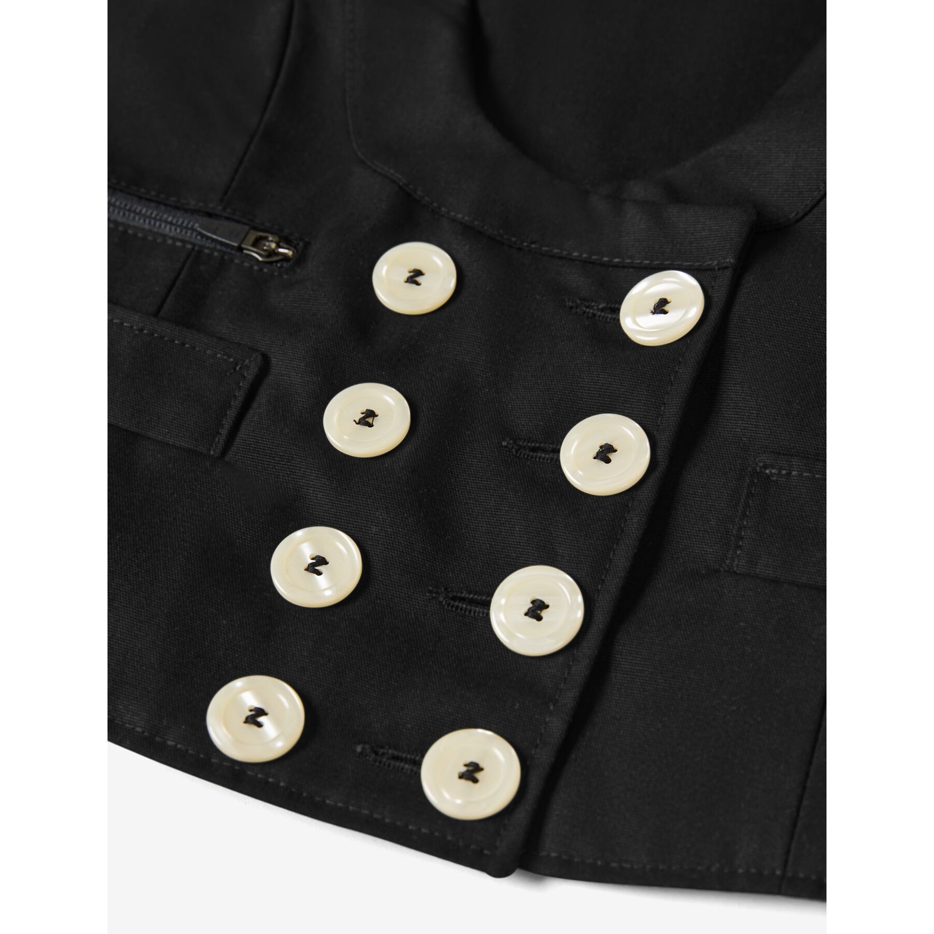 HERDIS Zunftweste aus Canvas Damen schwarz 36