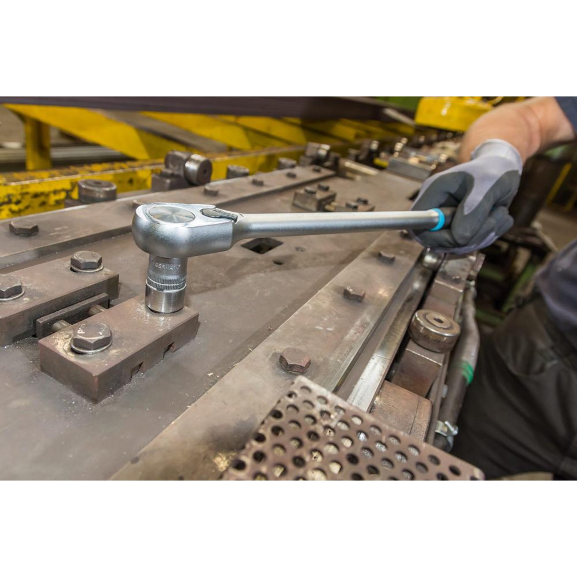 Hebel-Umschaltknarre 1/2"90Zähne 415mm 916HPL Hazet