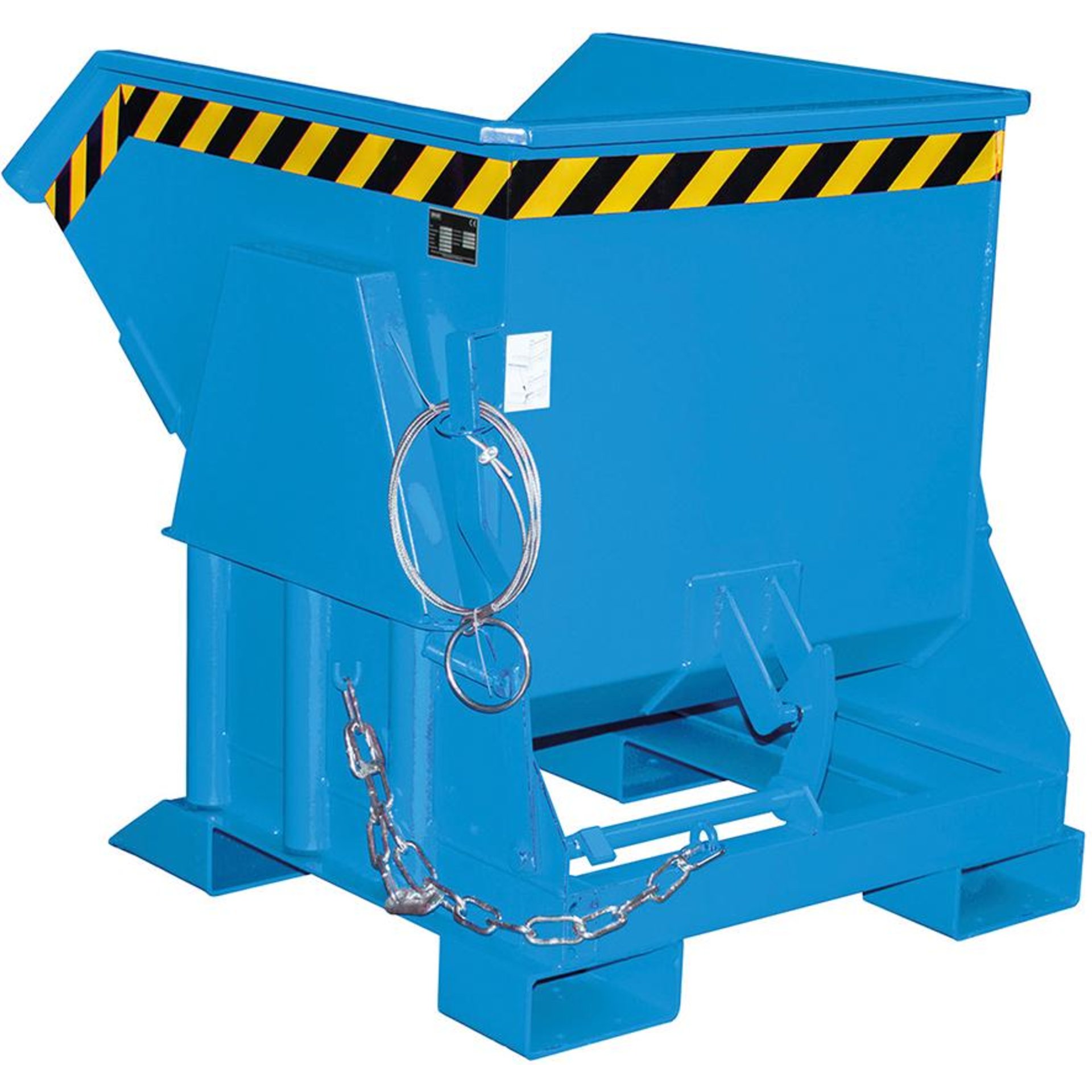 Kippbehälter BK 300 l B850xT1150xH945 mm RAL5012 Tragkraft 750kg