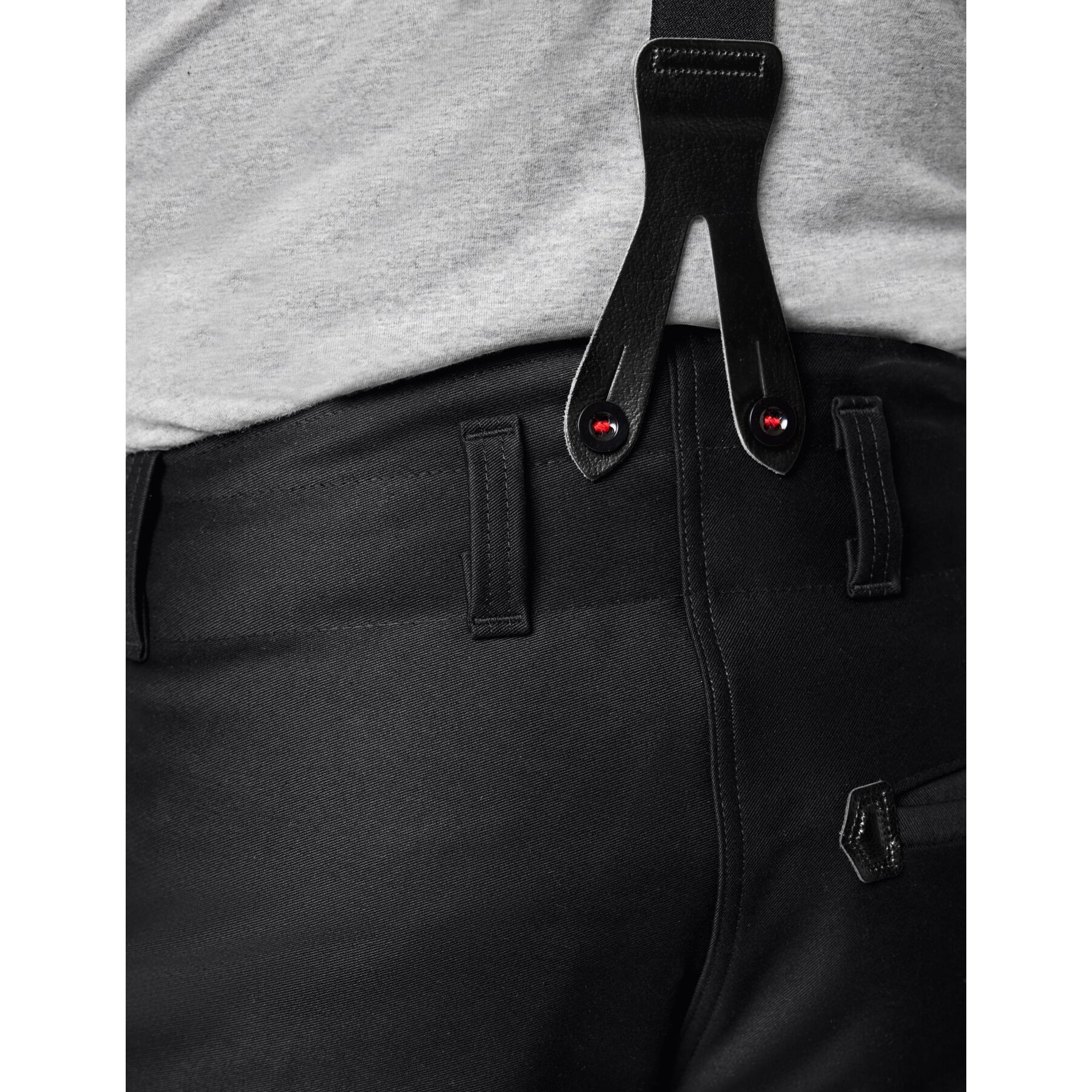 ANTON Zunfthose Zwirn-Doppel-Pilot schwarz 46