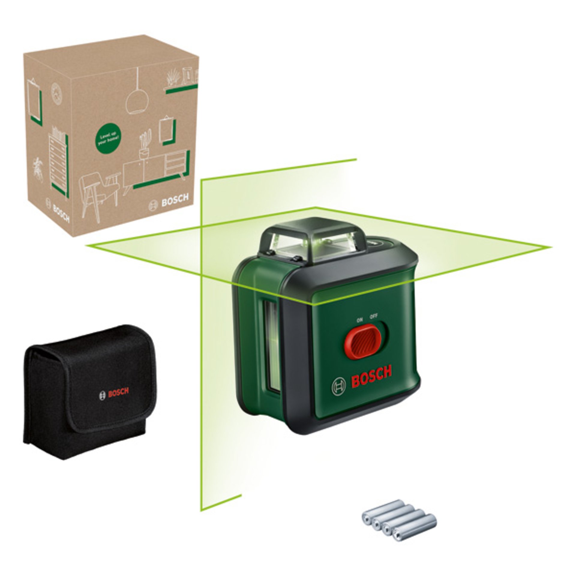 Kreuzlinien-Laser UniversalLevel 360, eCommerce-Karton